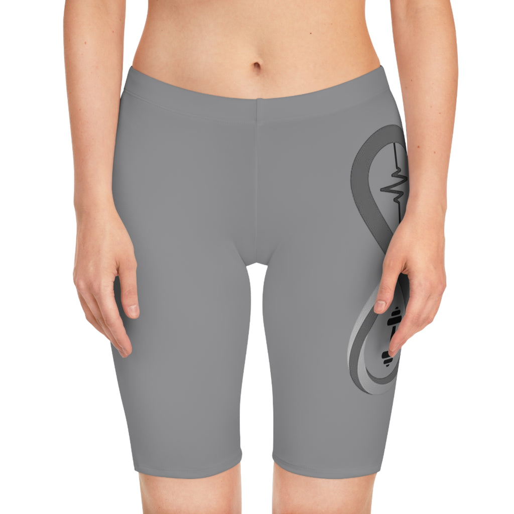 “Limitless” Women's Bike Shorts (Grey)