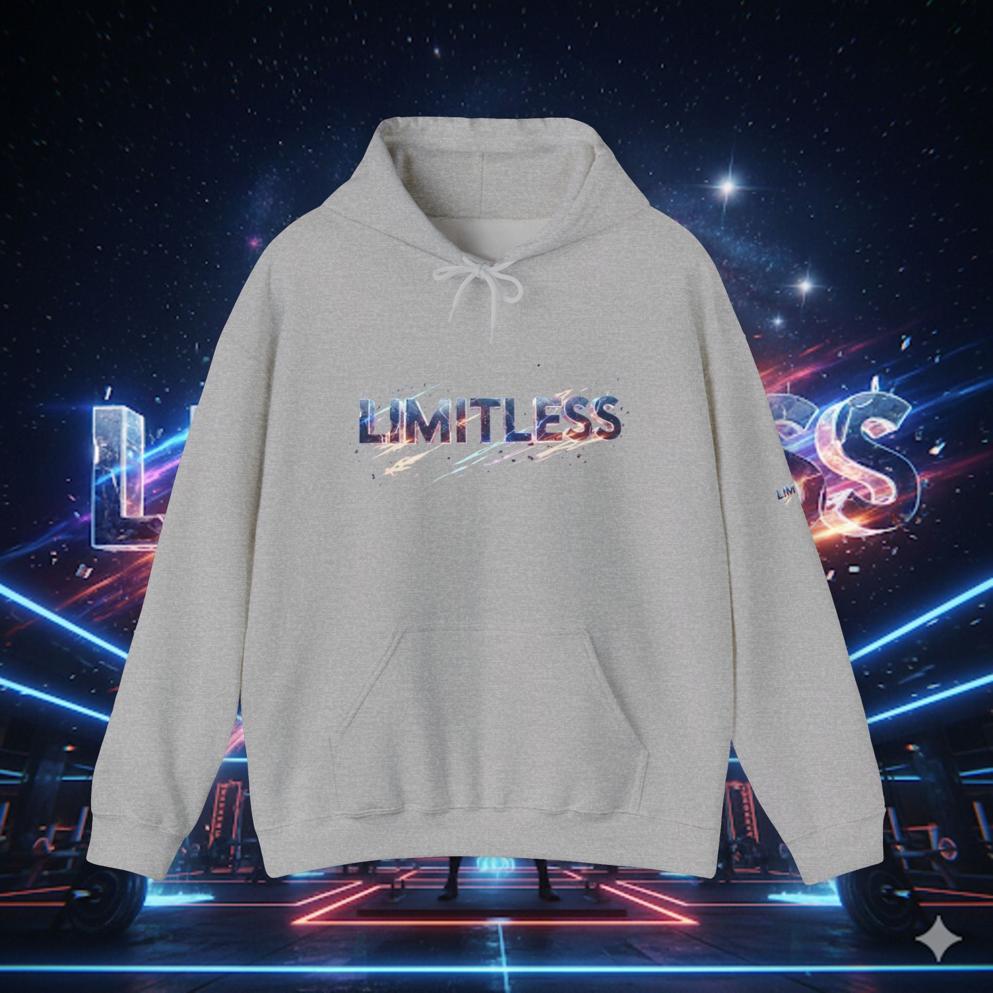 “Limitless” Unisex Hooded Sweatshirt