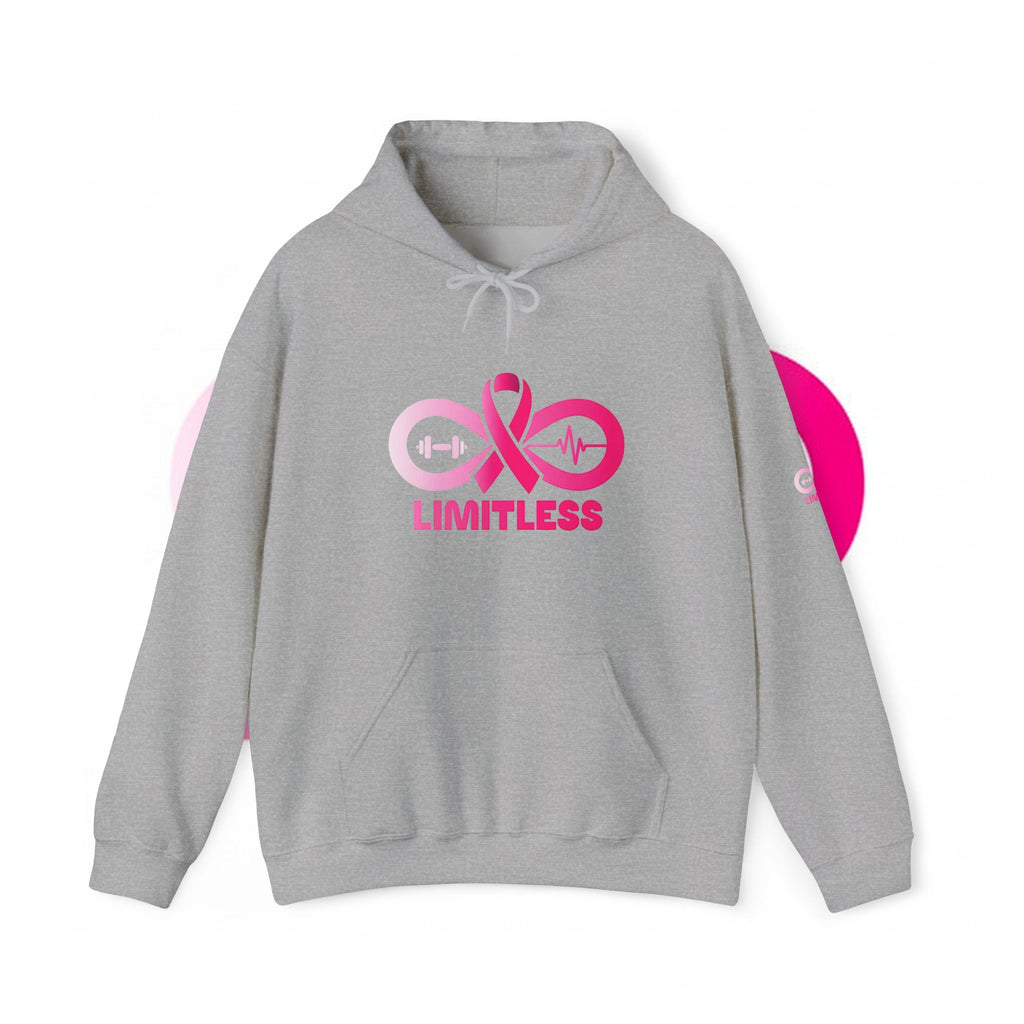 “Limitless” Breast Cancer Awareness Unisex Hooded Sweatshirt