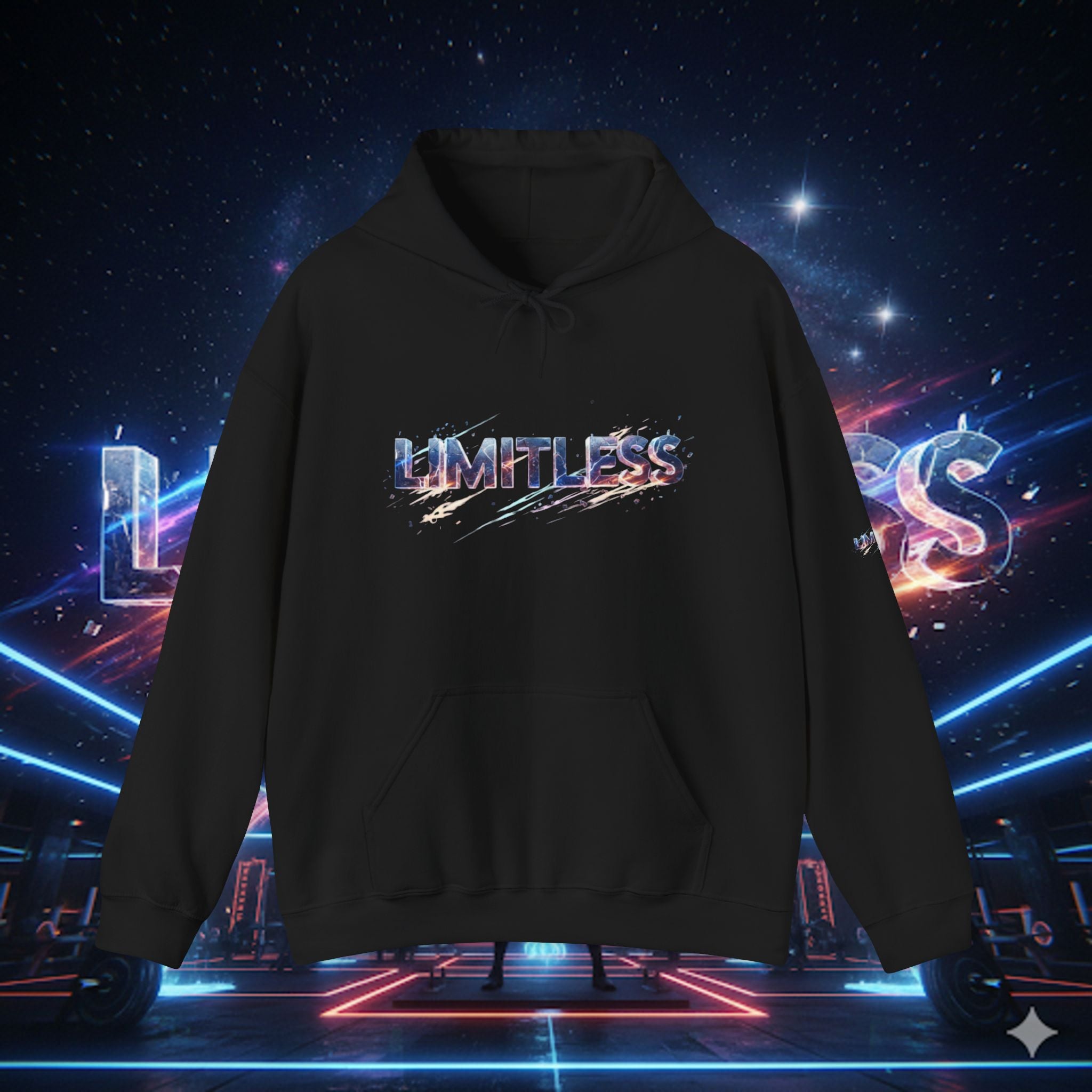 “Limitless” Unisex Hooded Sweatshirt