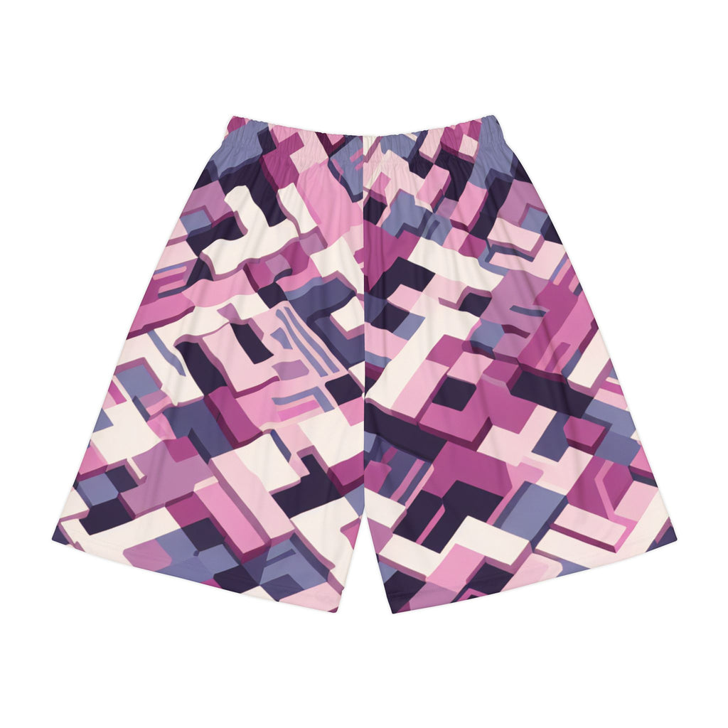 “Limitless” Digital Basketball Shorts (Pink)