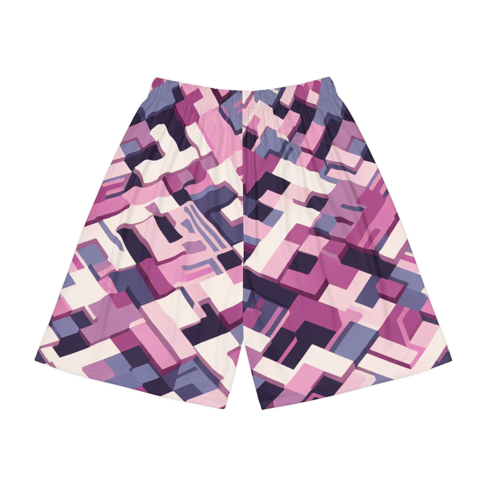 “Limitless” Digital Basketball Shorts (Pink)