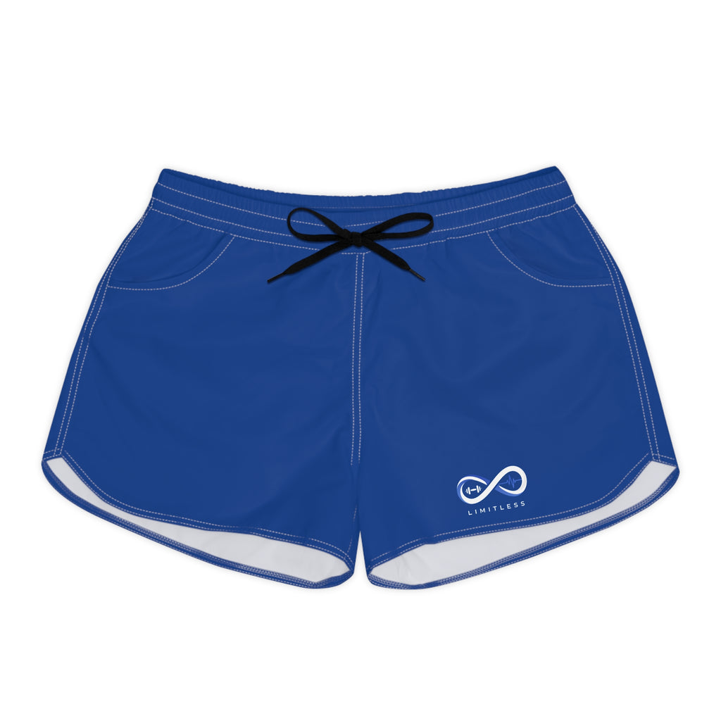 “Limitless” Women's Casual Shorts (Blue)