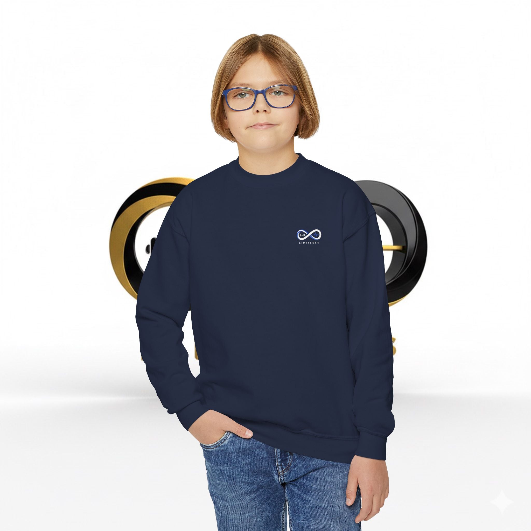 “Limitless” Youth Crewneck Sweatshirt