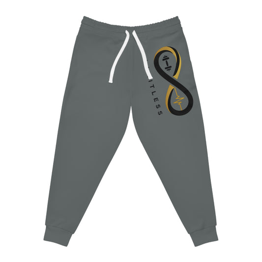 “Limitless” Athletic Joggers (AOP): Dark Grey