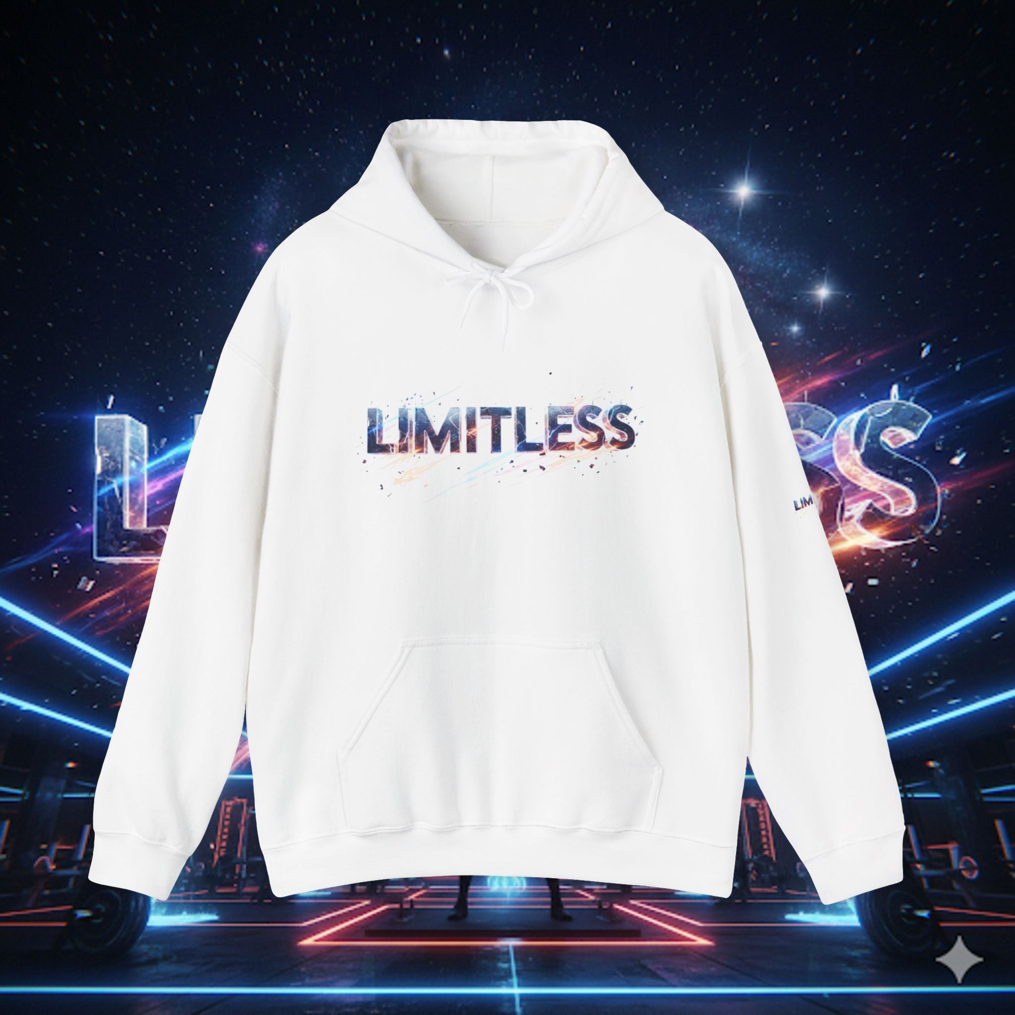 “Limitless” Unisex Hooded Sweatshirt