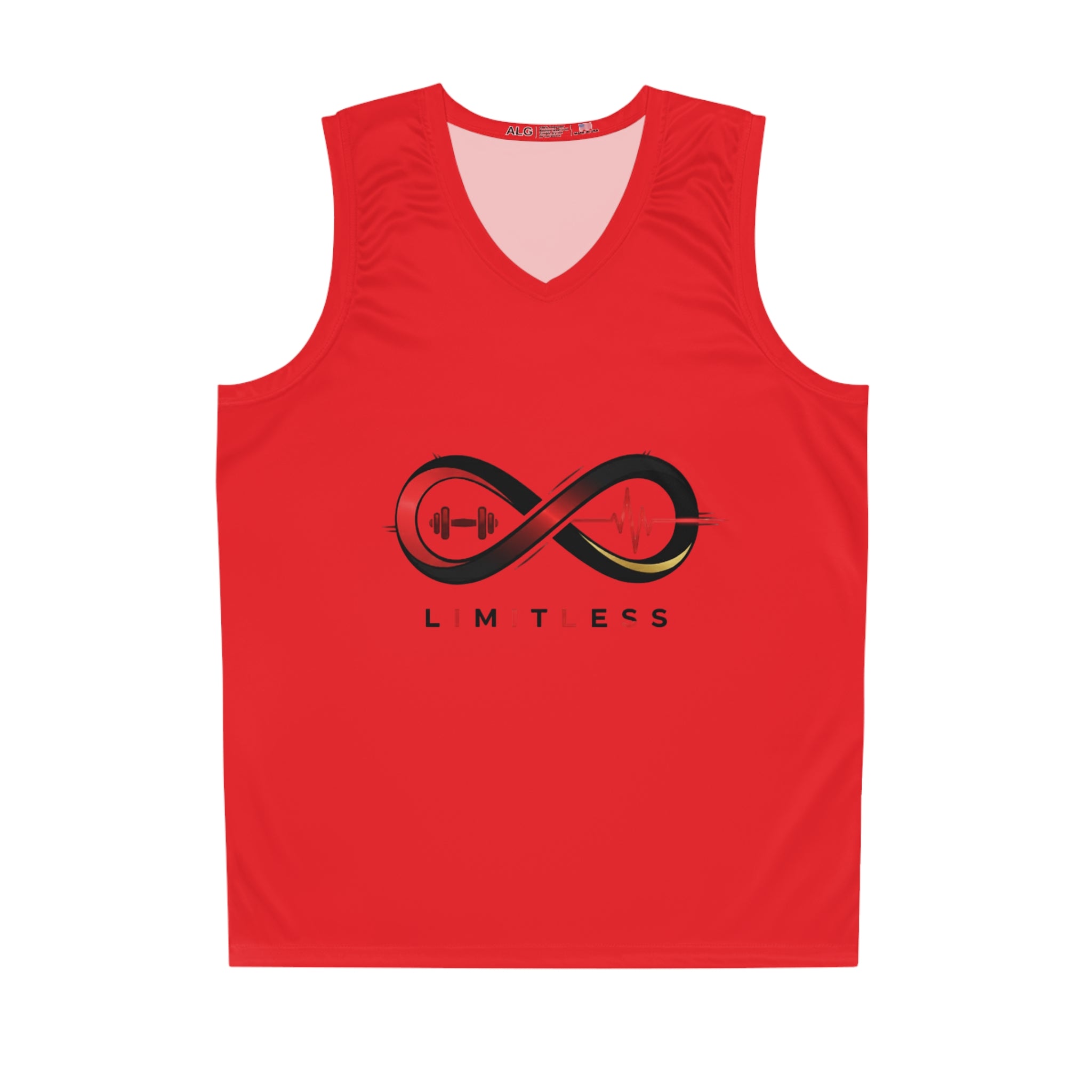 “Limitless” Basketball Jersey (Red)