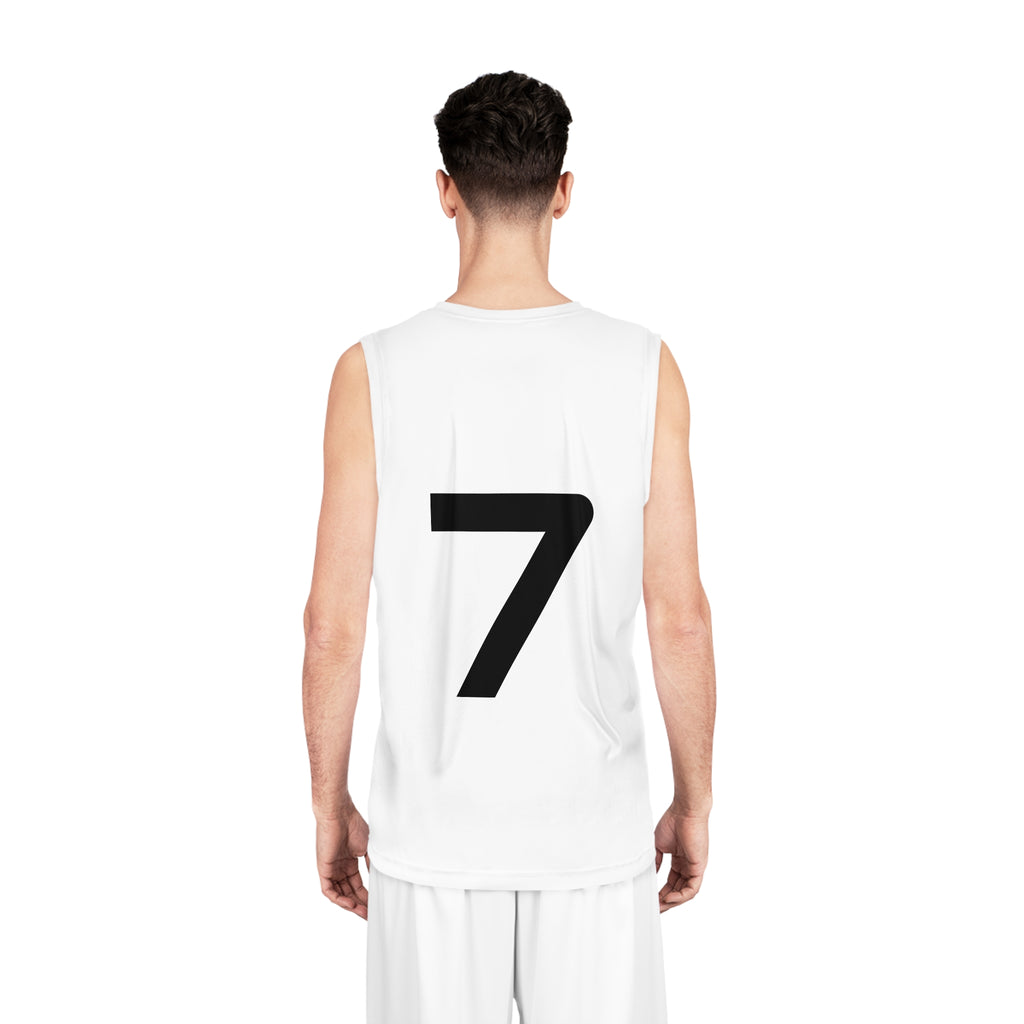“Limitless” Basketball Jersey (White)