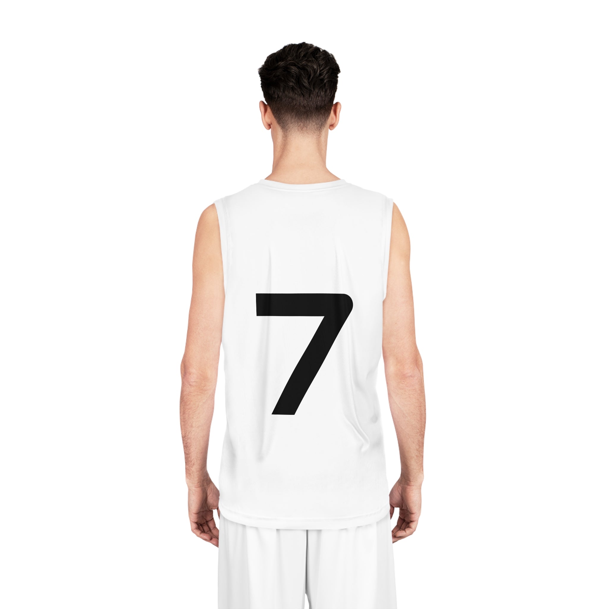 “Limitless” Basketball Jersey (White)
