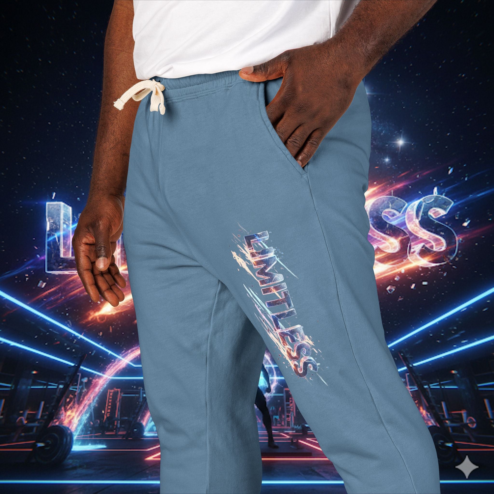 “Limitless” Unisex Fleece Sweatpants