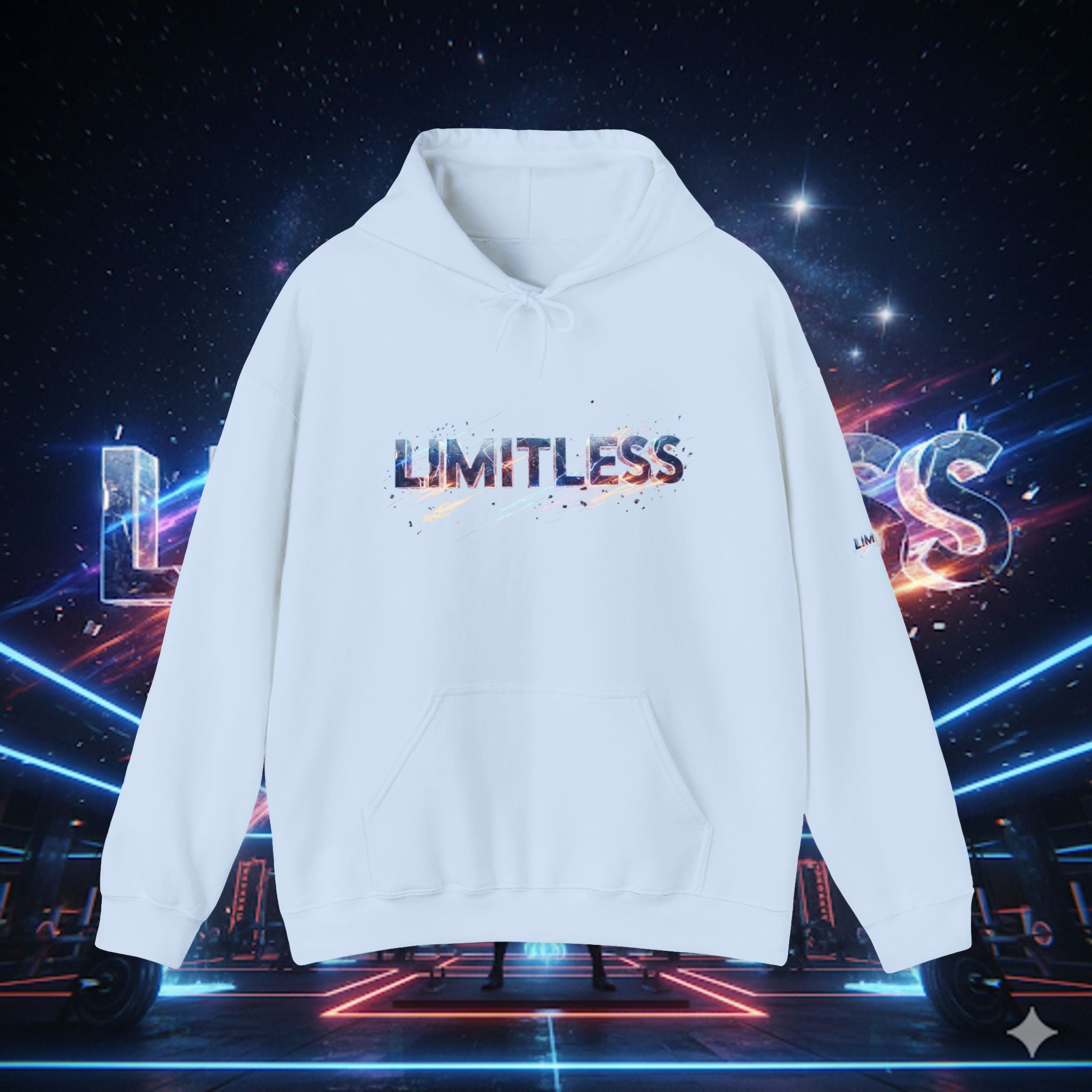 “Limitless” Unisex Hooded Sweatshirt