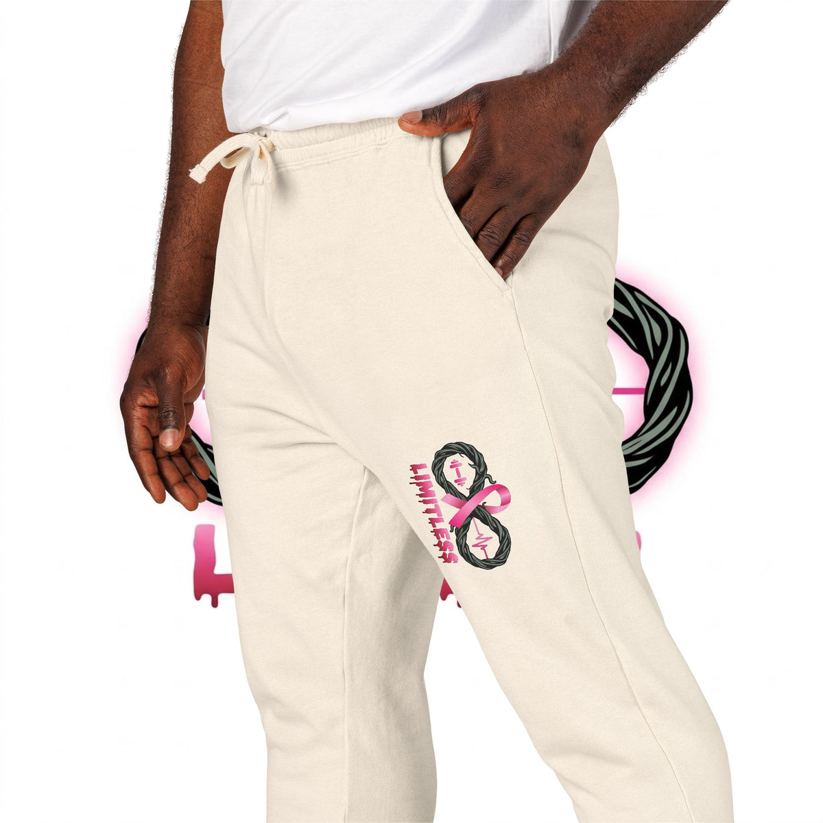 “Limitless” Breast Cancerween Joggers