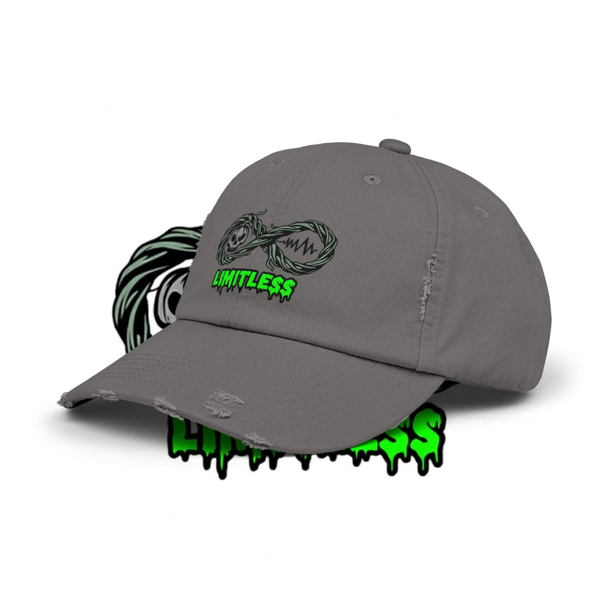 “Limitless” Halloween Unisex Distressed Cap