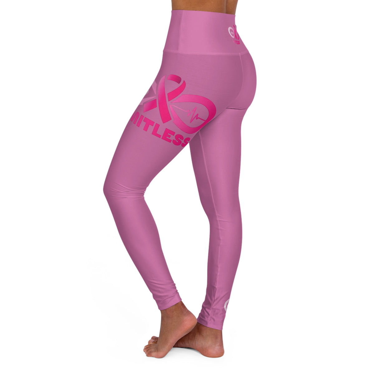 “Limitless” Breast Cancer Awareness High-Waisted Leggings