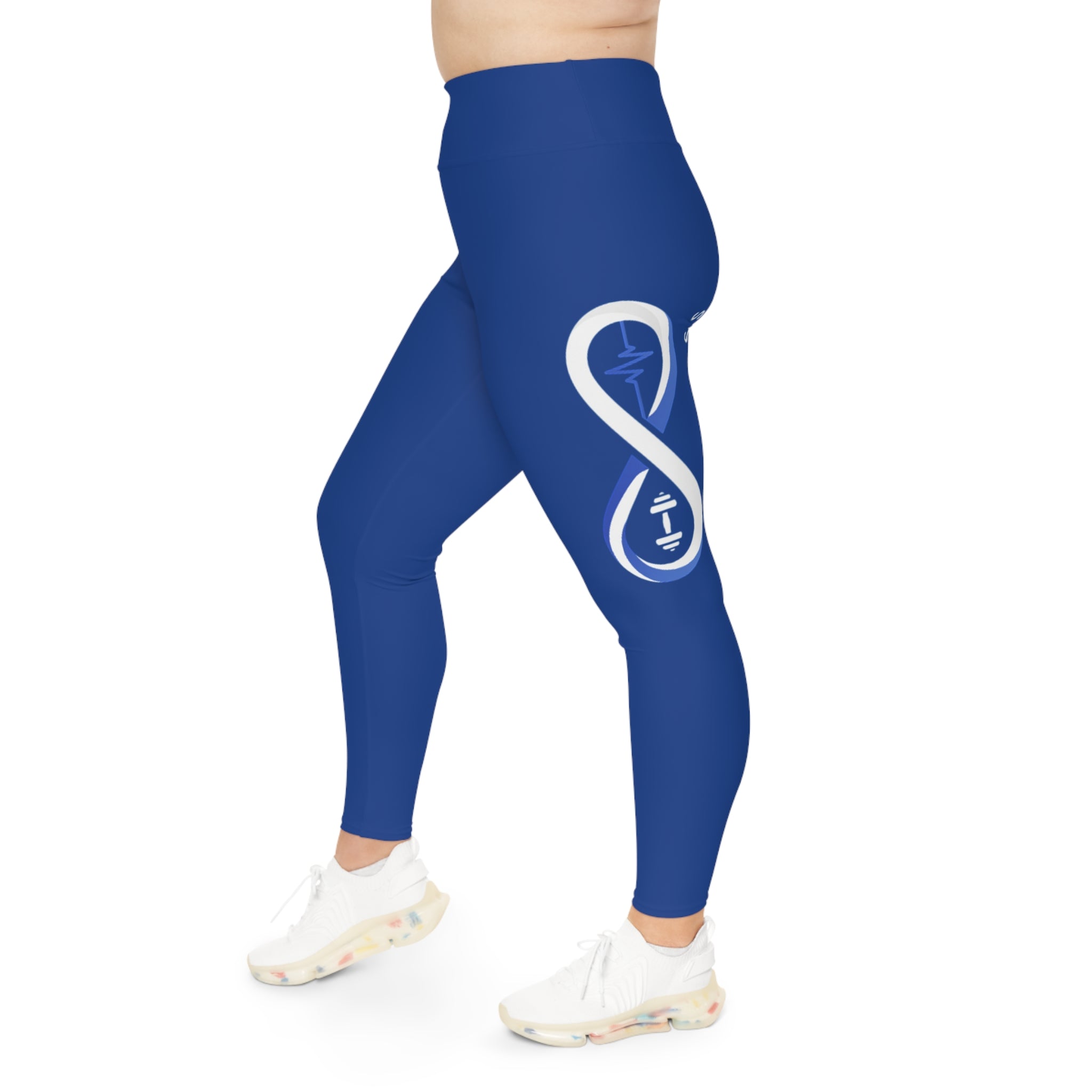 “Limitless” More to Love Leggings (Blue)