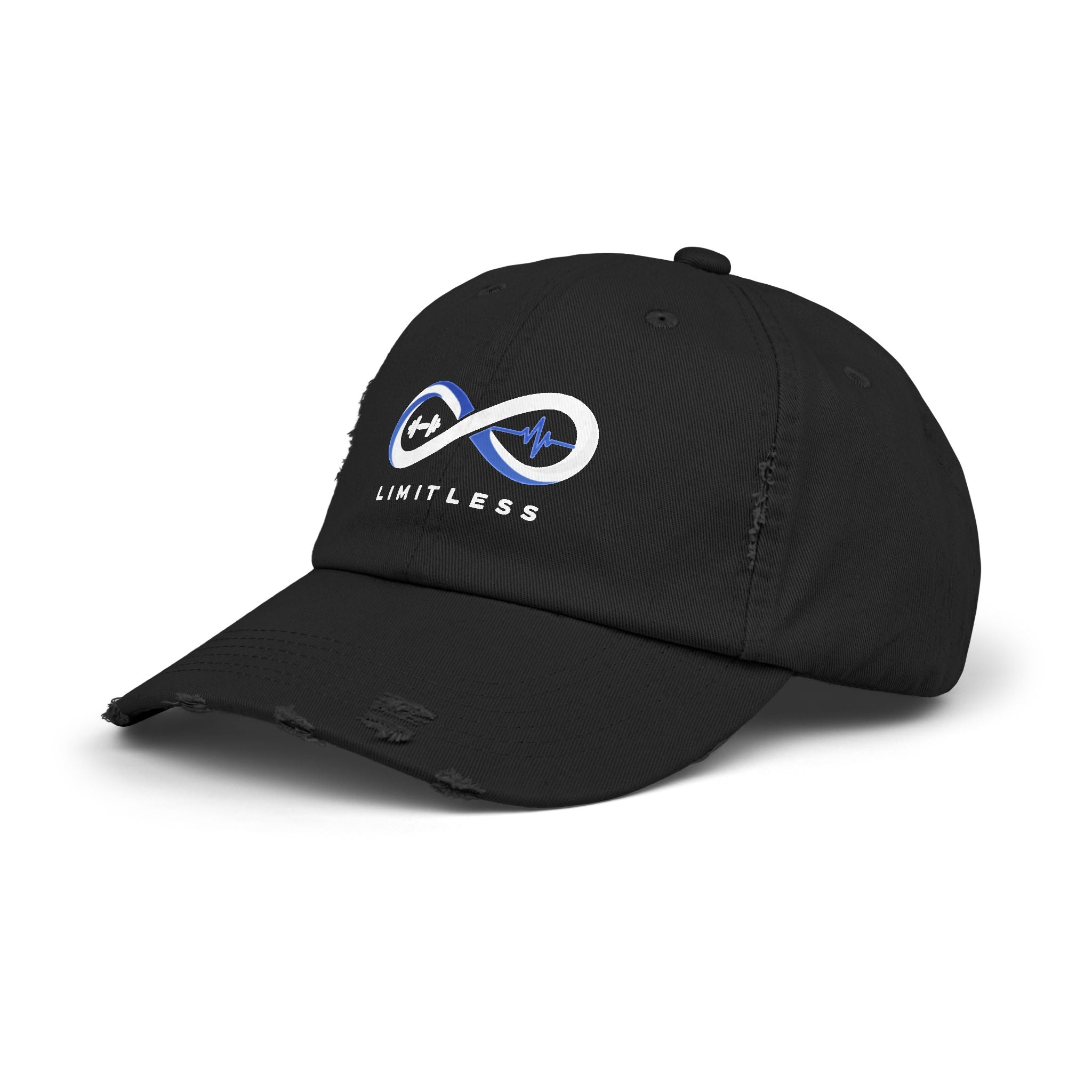 “Limitless” Unisex Distressed Cap