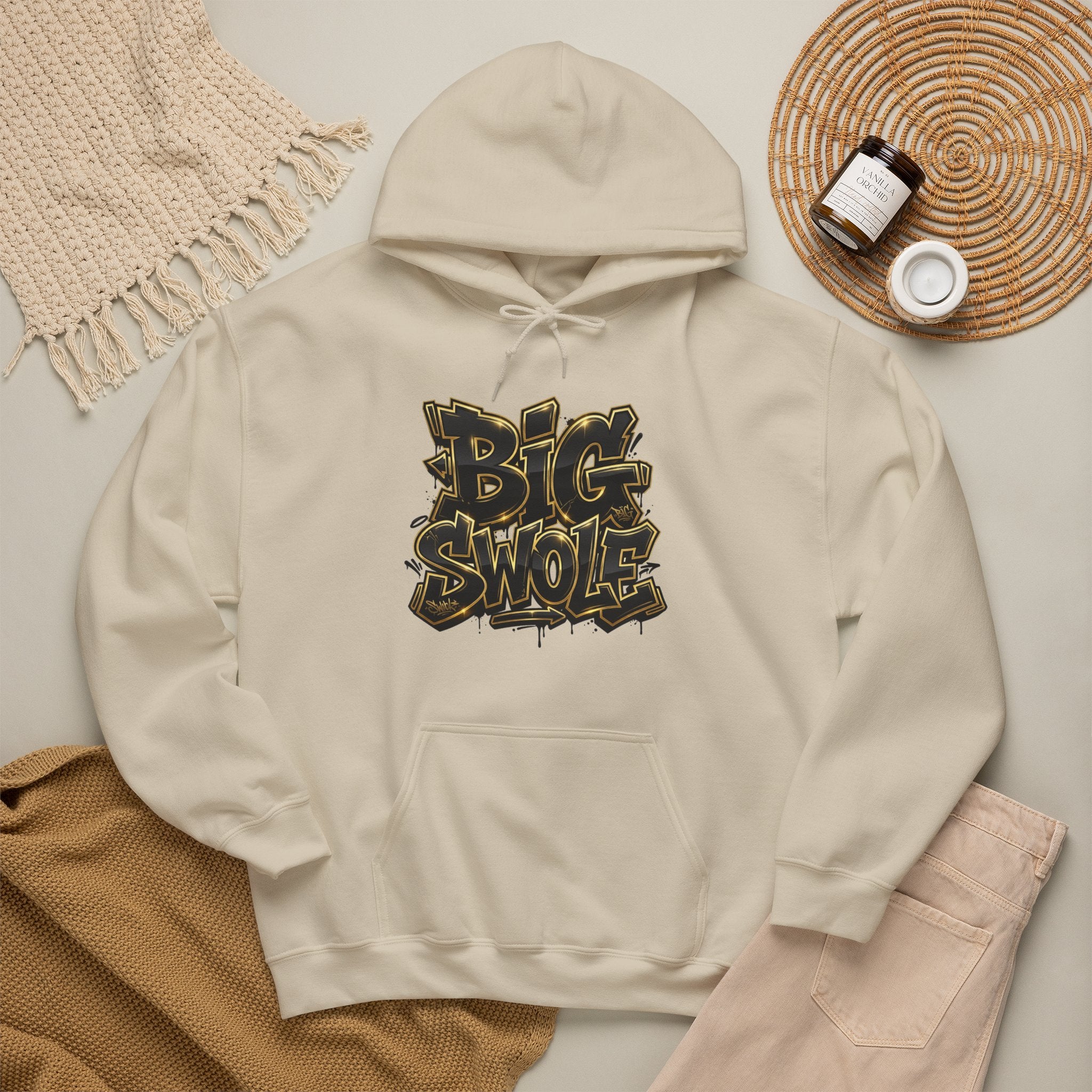 “Big Swole” Unisex Hooded Sweatshirt