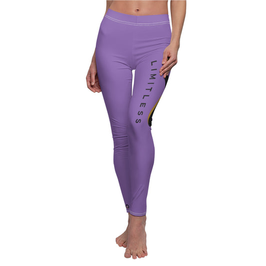 “Limitless” Casual Leggings (AOP): Purple