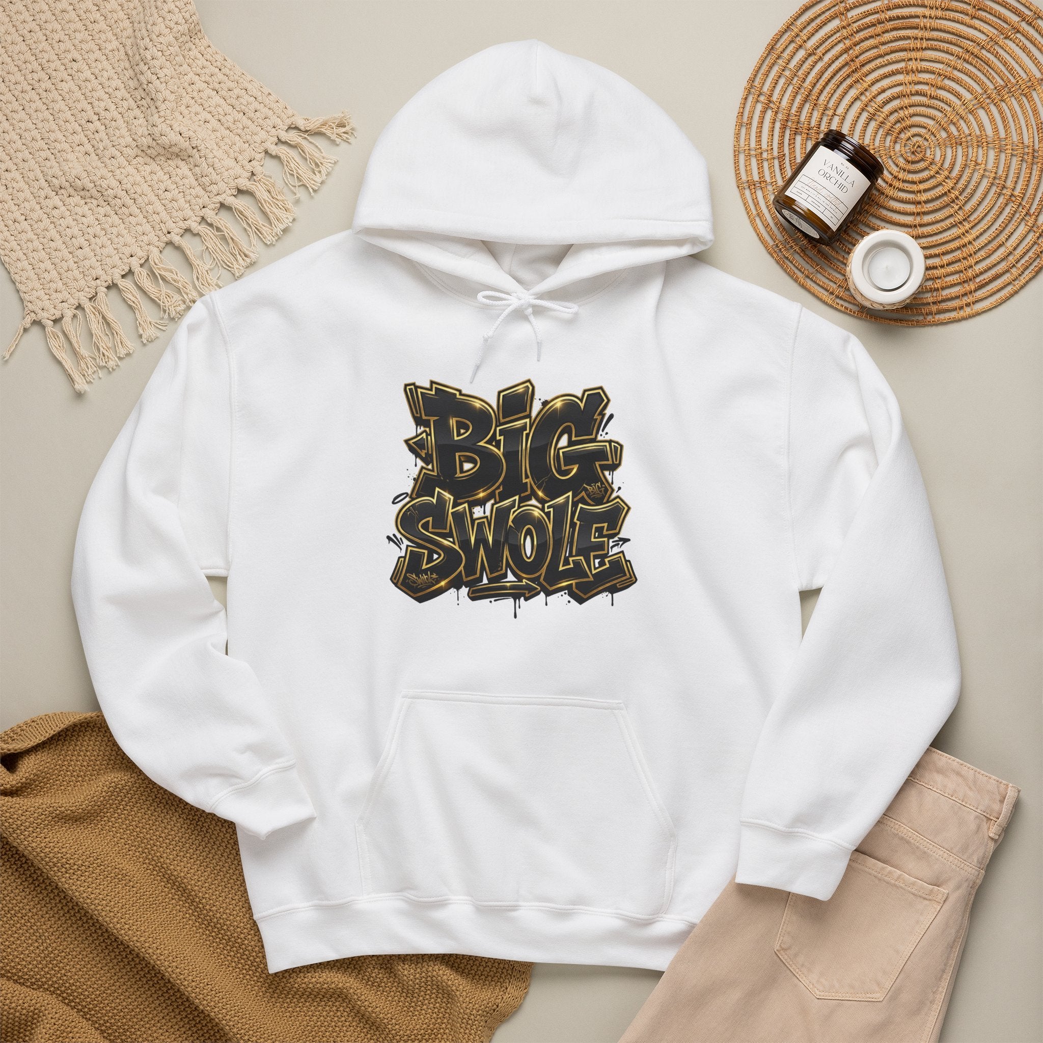 “Big Swole” Unisex Hooded Sweatshirt