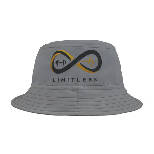 “Limitless” Bucket Hat (AOP): Grey