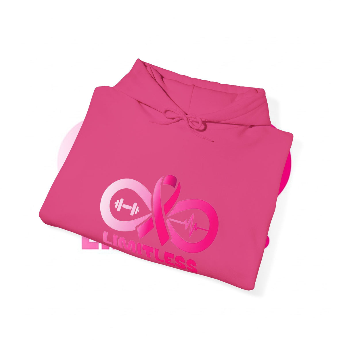“Limitless” Breast Cancer Awareness Unisex Hooded Sweatshirt