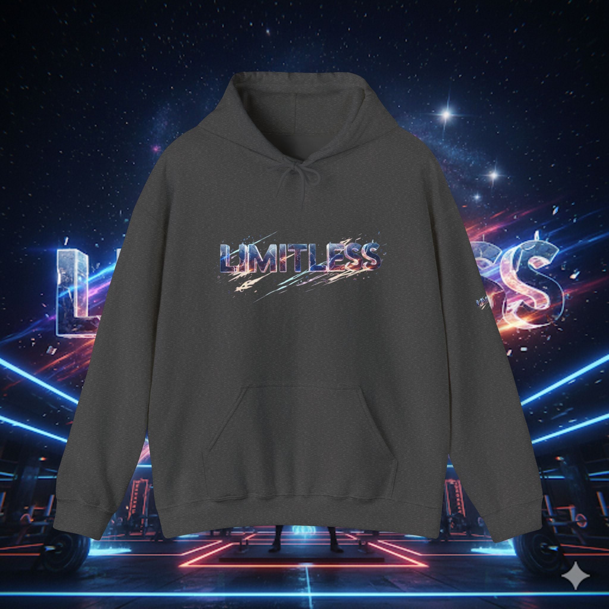 “Limitless” Unisex Hooded Sweatshirt