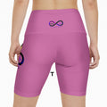 “Limitless” High-Waisted Shorts (Pink)