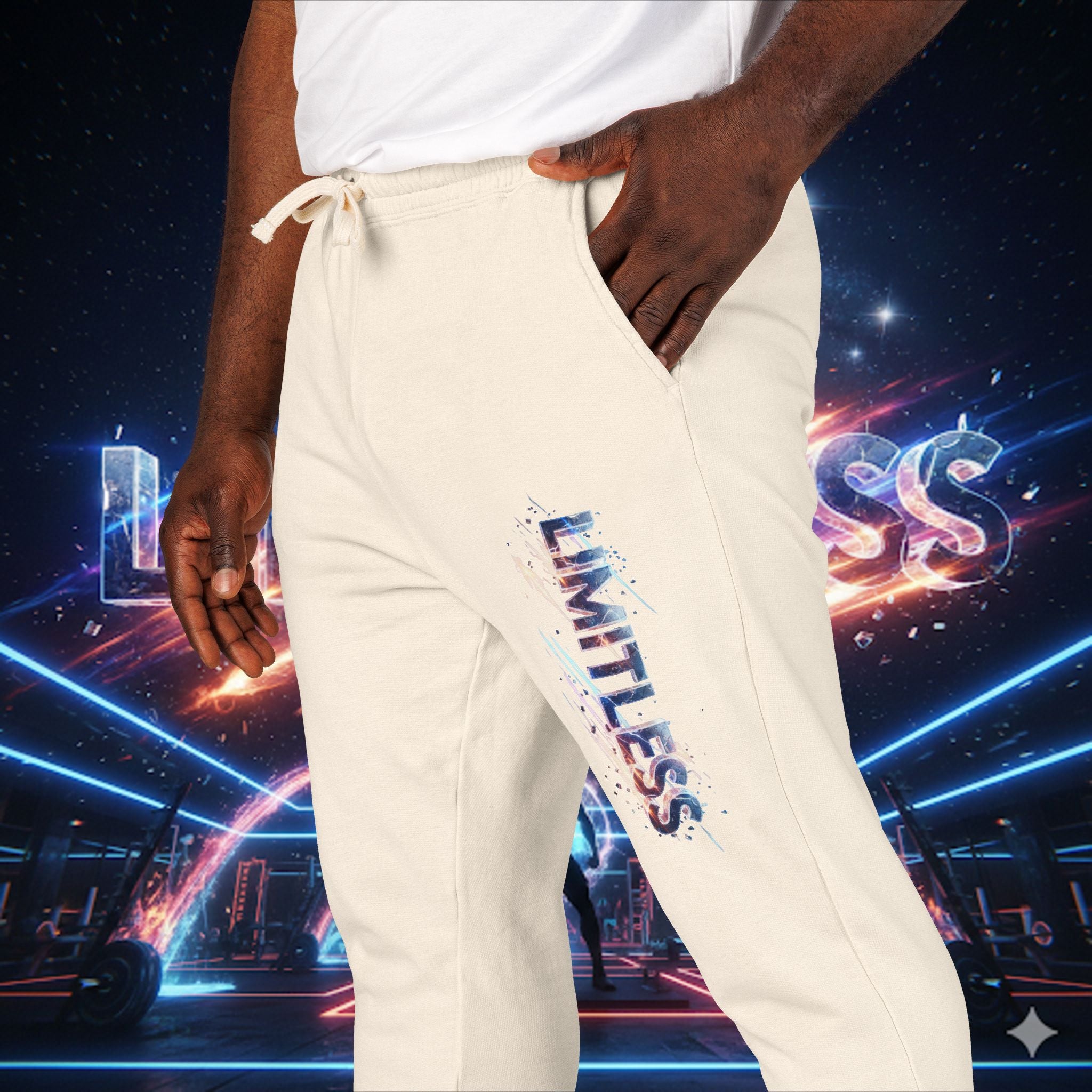 “Limitless” Unisex Fleece Sweatpants