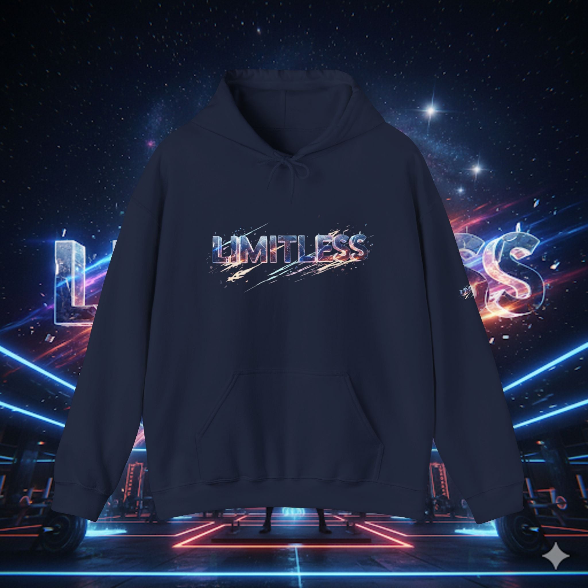 “Limitless” Unisex Hooded Sweatshirt