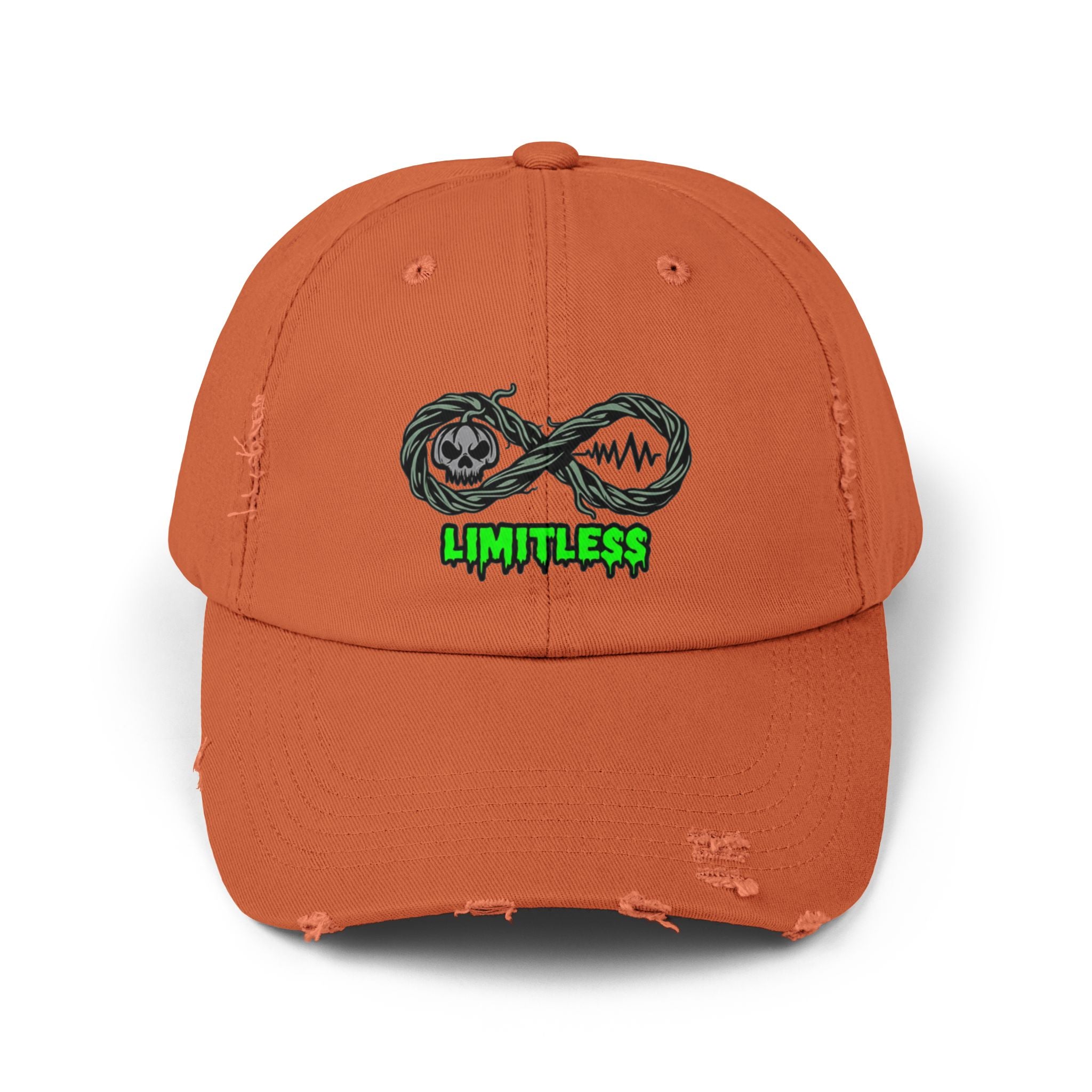 “Limitless” Halloween Unisex Distressed Cap