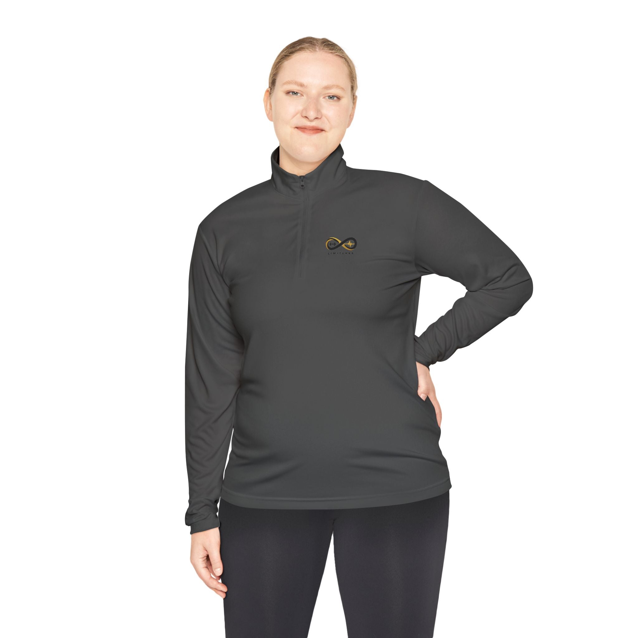“Limitless” Unisex Quarter-Zip Pullover