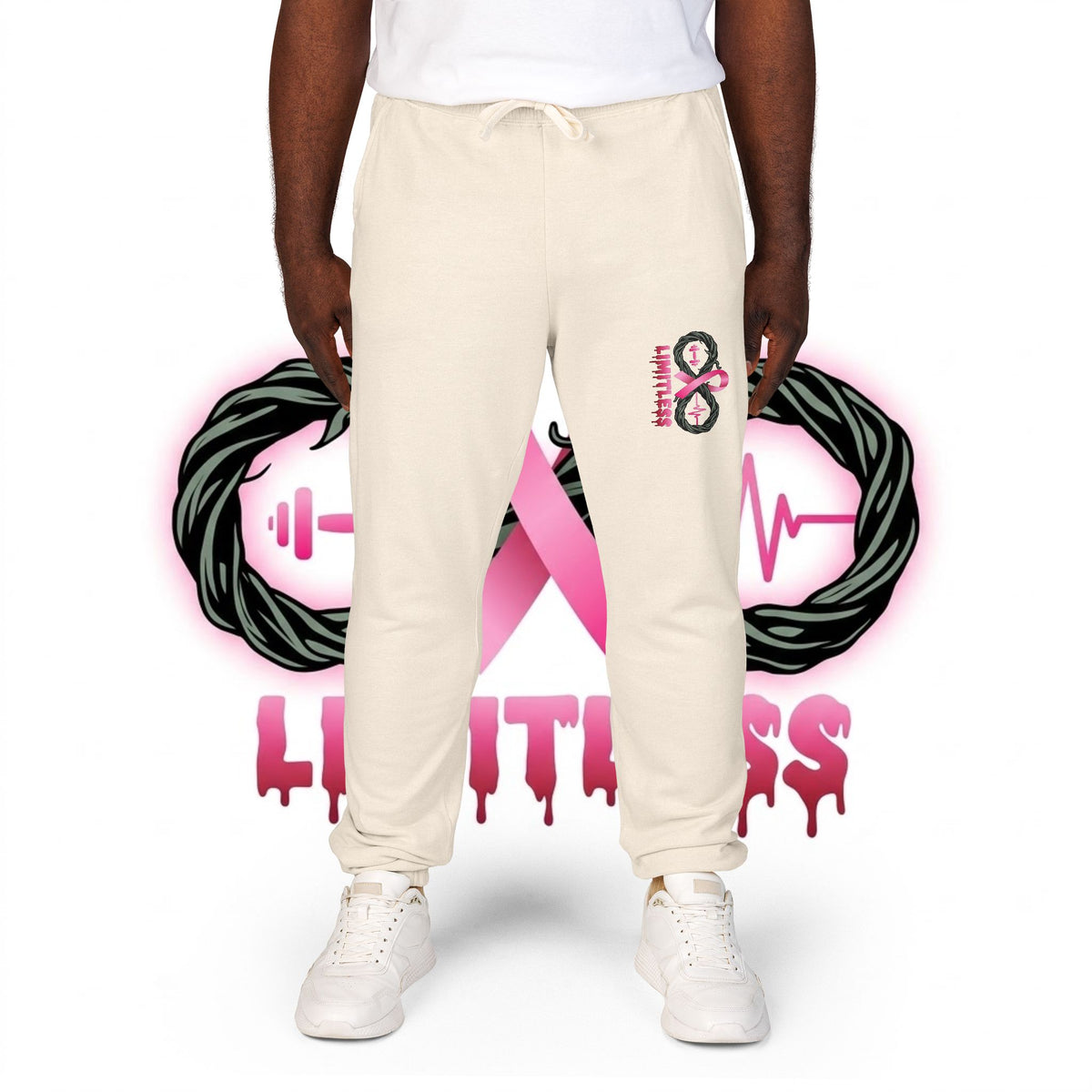 “Limitless” Breast Cancerween Joggers