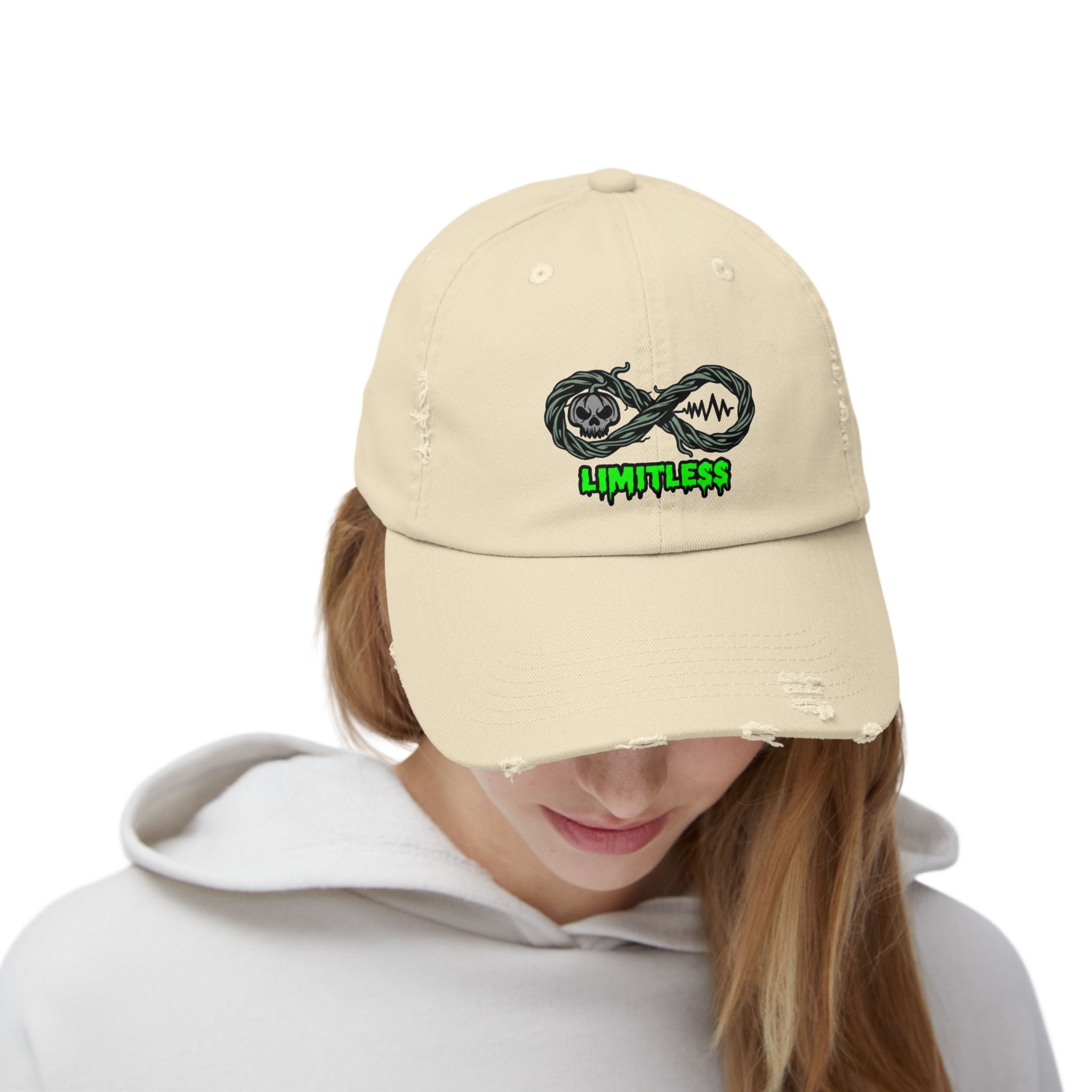 “Limitless” Halloween Unisex Distressed Cap