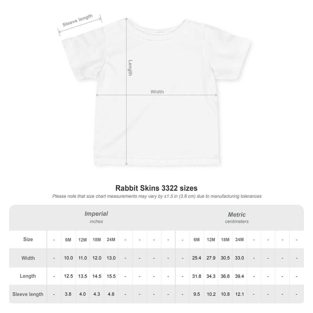 “Limitless” Infant Fine Jersey Tee