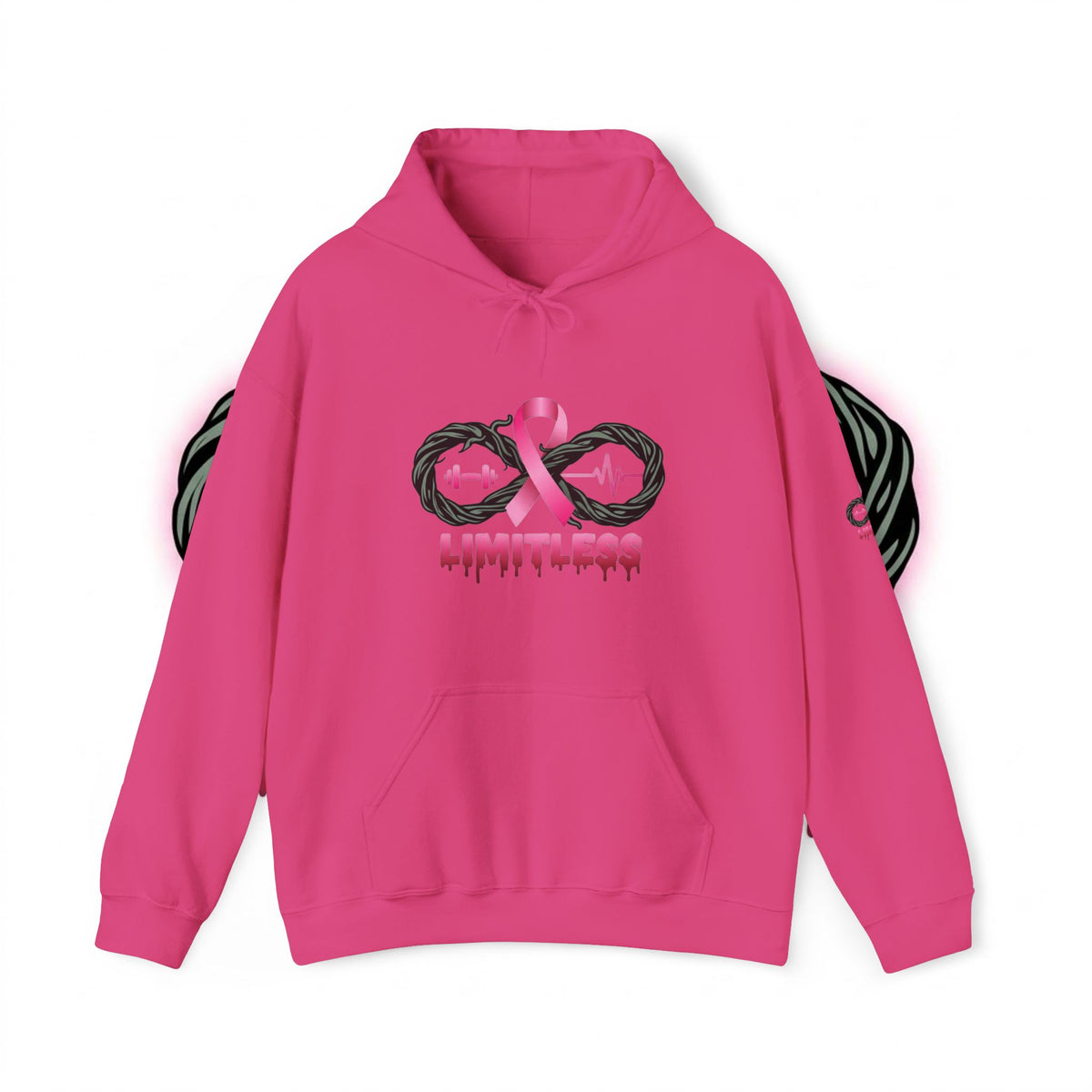 “Limitless” Breast Cancerween Unisex Hooded Sweatshirt