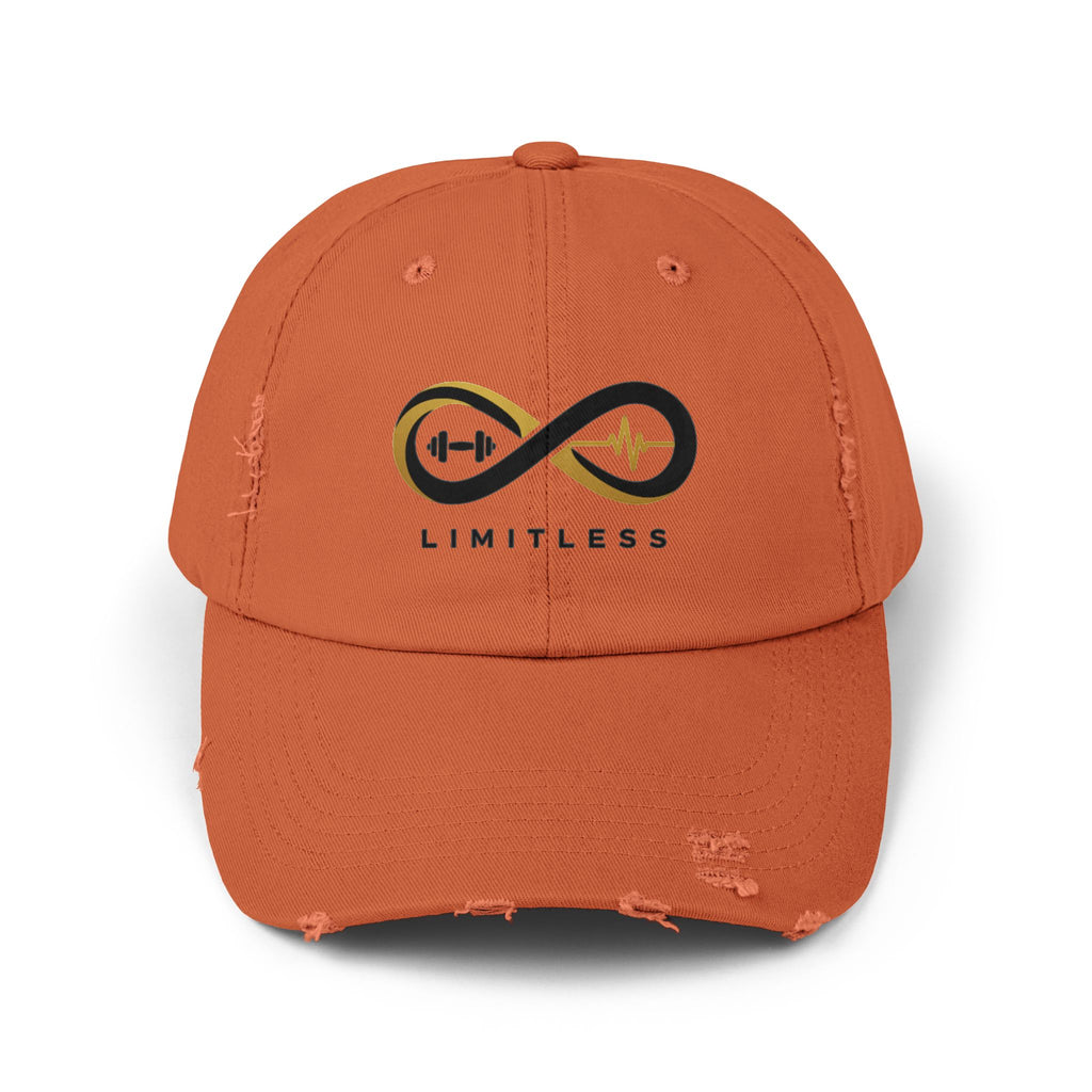 “Limitless” Unisex Distressed Cap