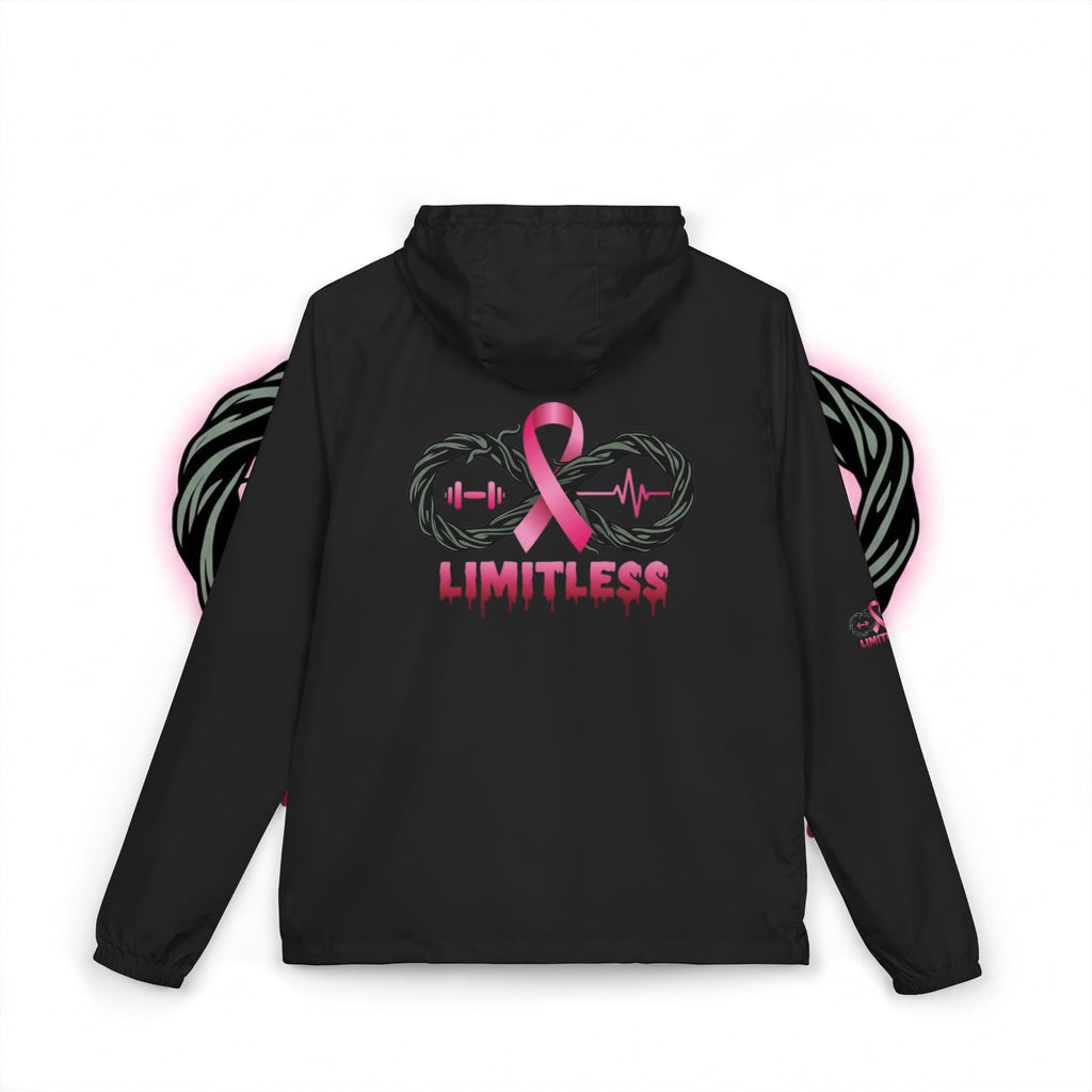 “Limitless” Breast Cancerween Unisex Windbreaker