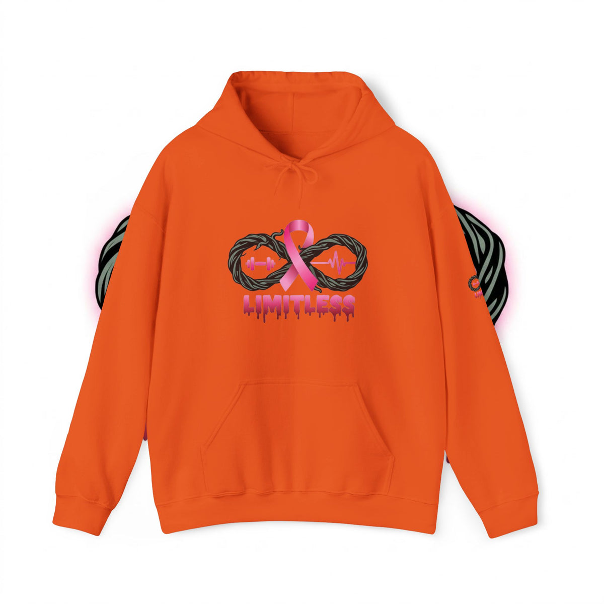 “Limitless” Breast Cancerween Unisex Hooded Sweatshirt
