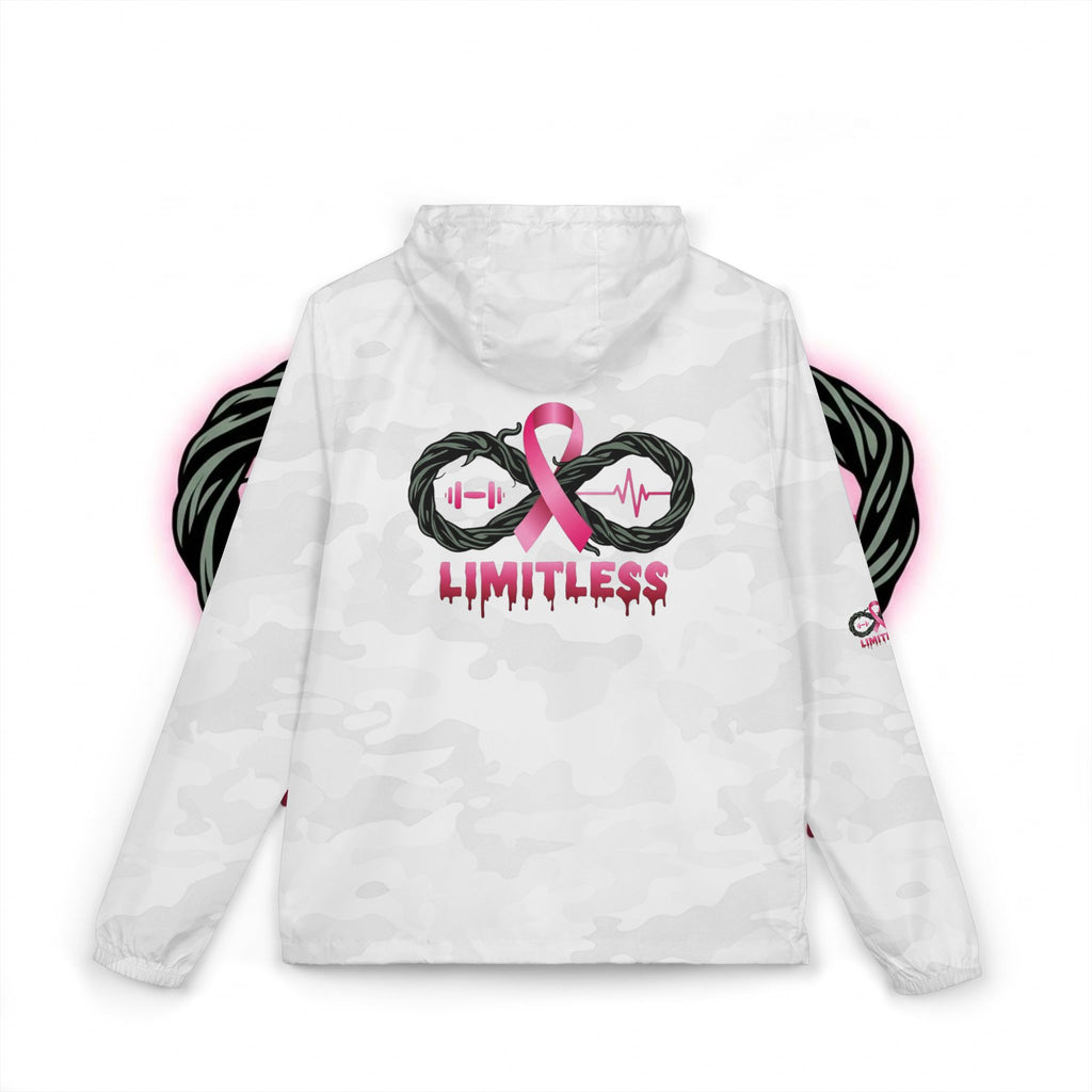 “Limitless” Breast Cancerween Unisex Windbreaker