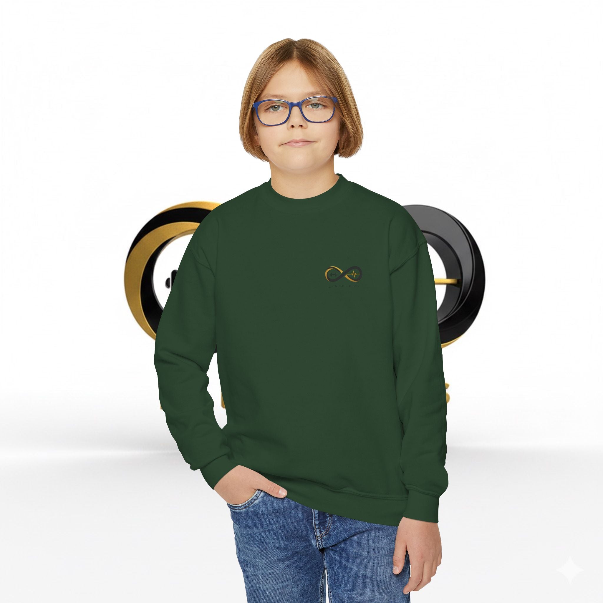 “Limitless” Youth Crewneck Sweatshirt