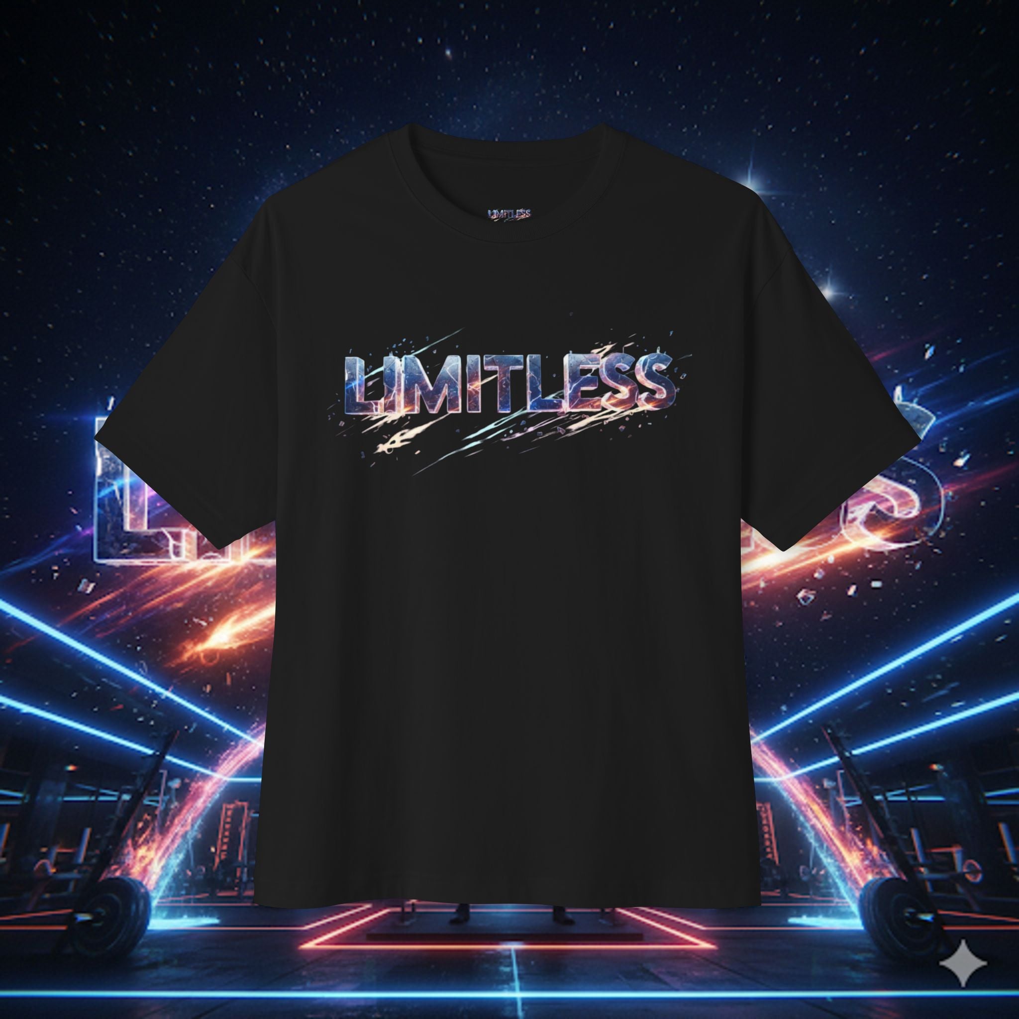 “Limitless” Unisex Oversized Boxy Tee