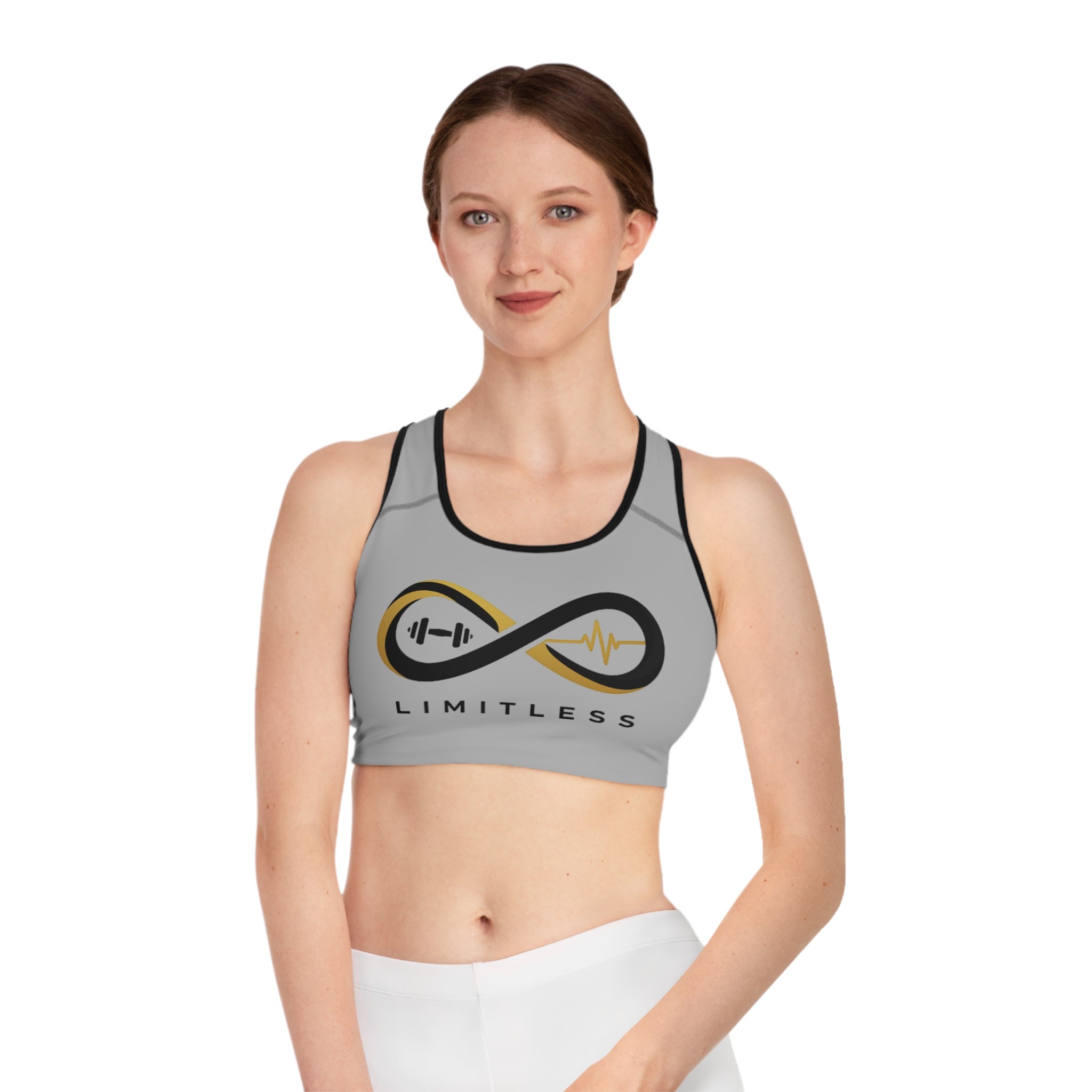 “Limitless” Sports Bra (Gray)
