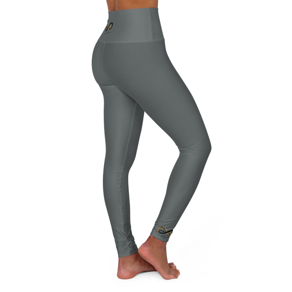 “Limitless” High-Waisted Leggings (Gray)