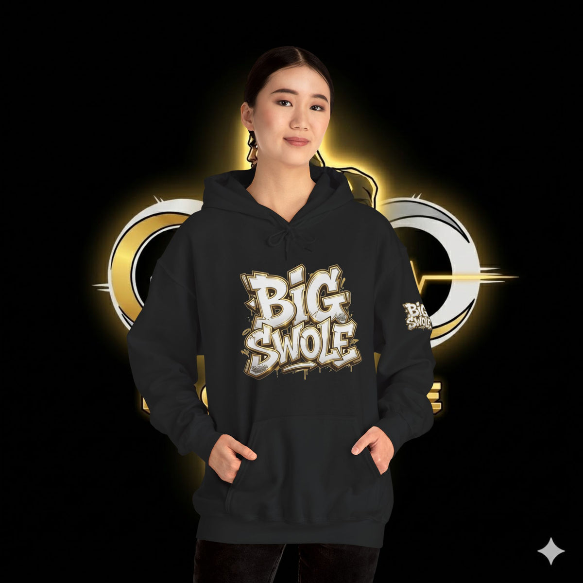 “Big Swole” Unisex Hooded Sweatshirt