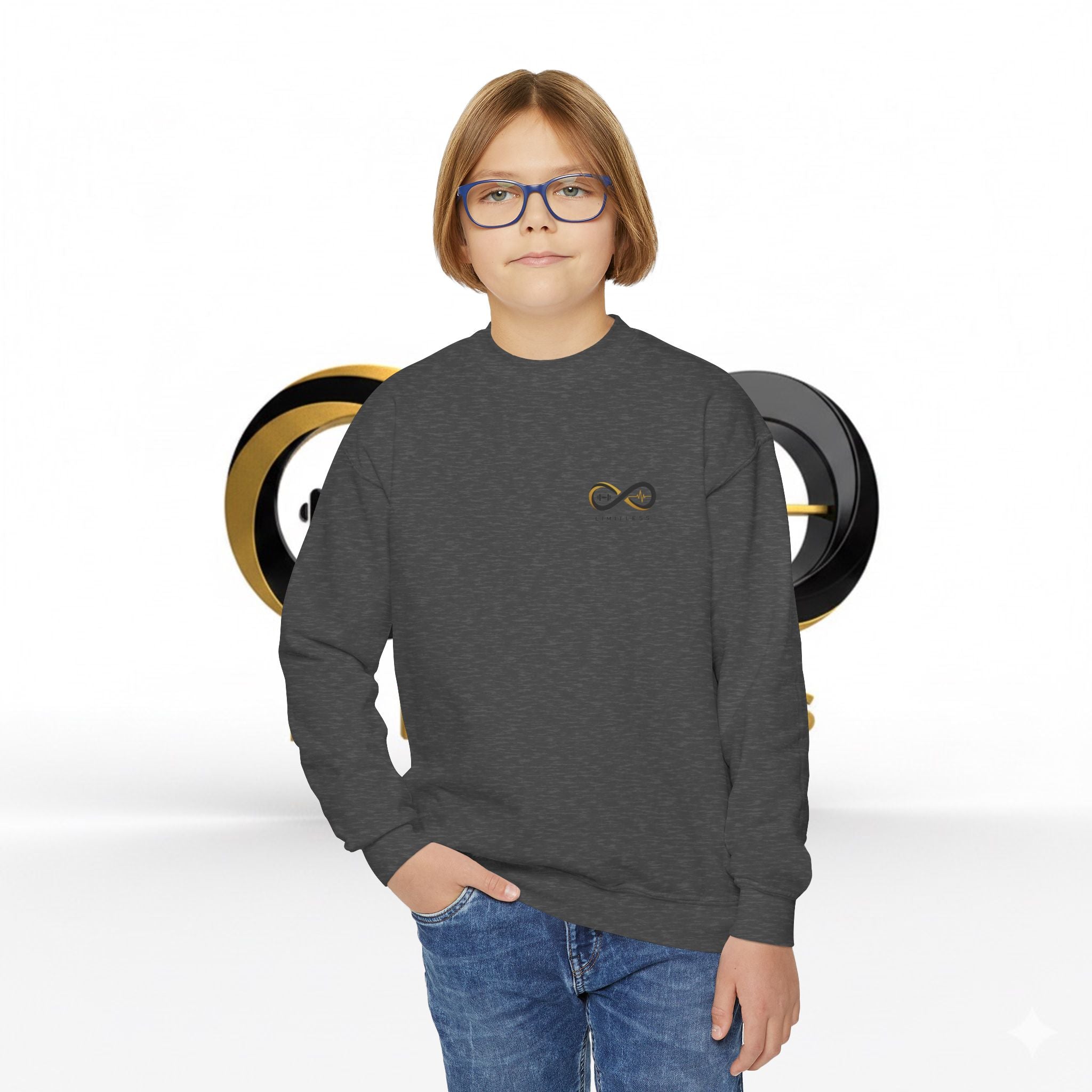 “Limitless” Youth Crewneck Sweatshirt