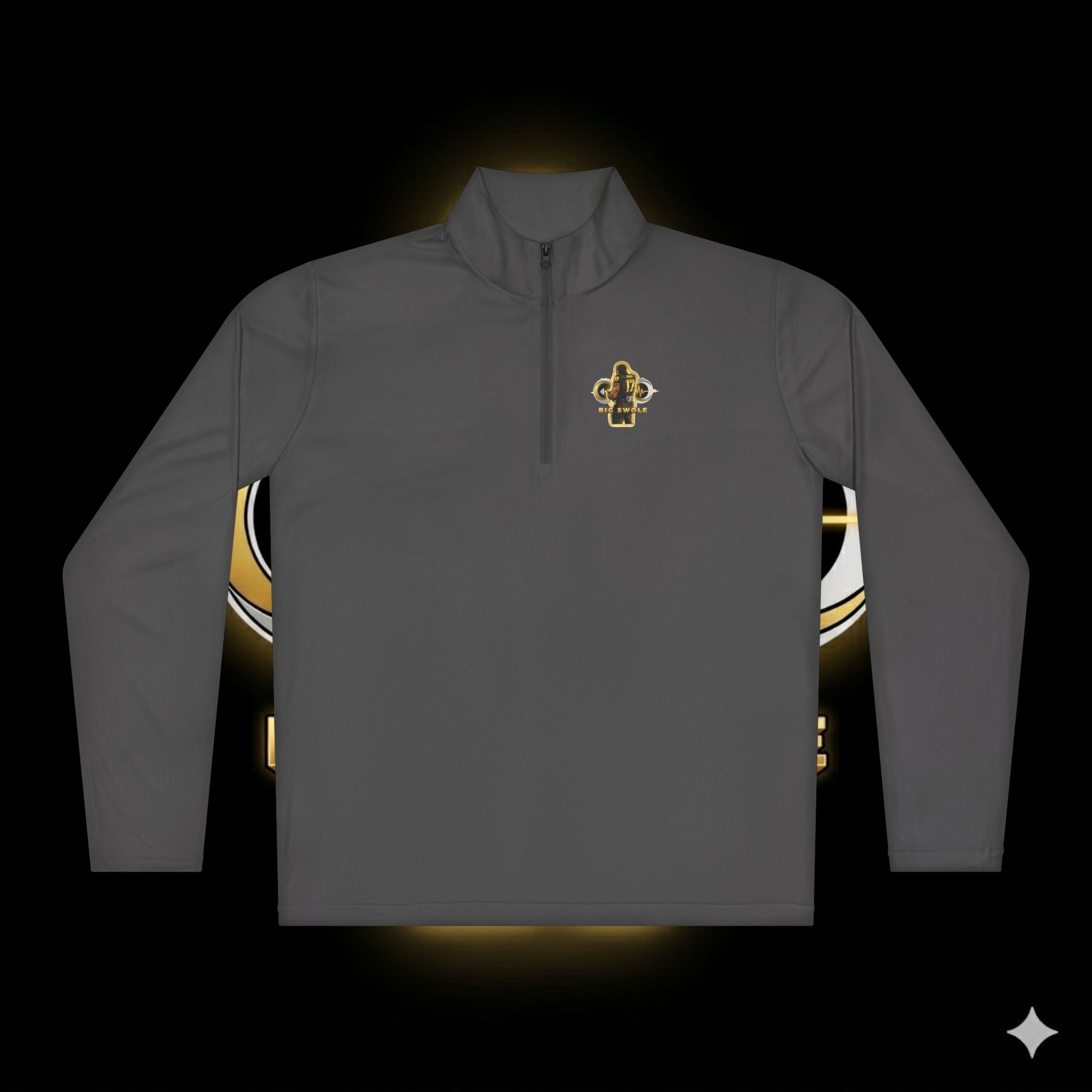 “Big Swole” Unisex Quarter-Zip Pullover