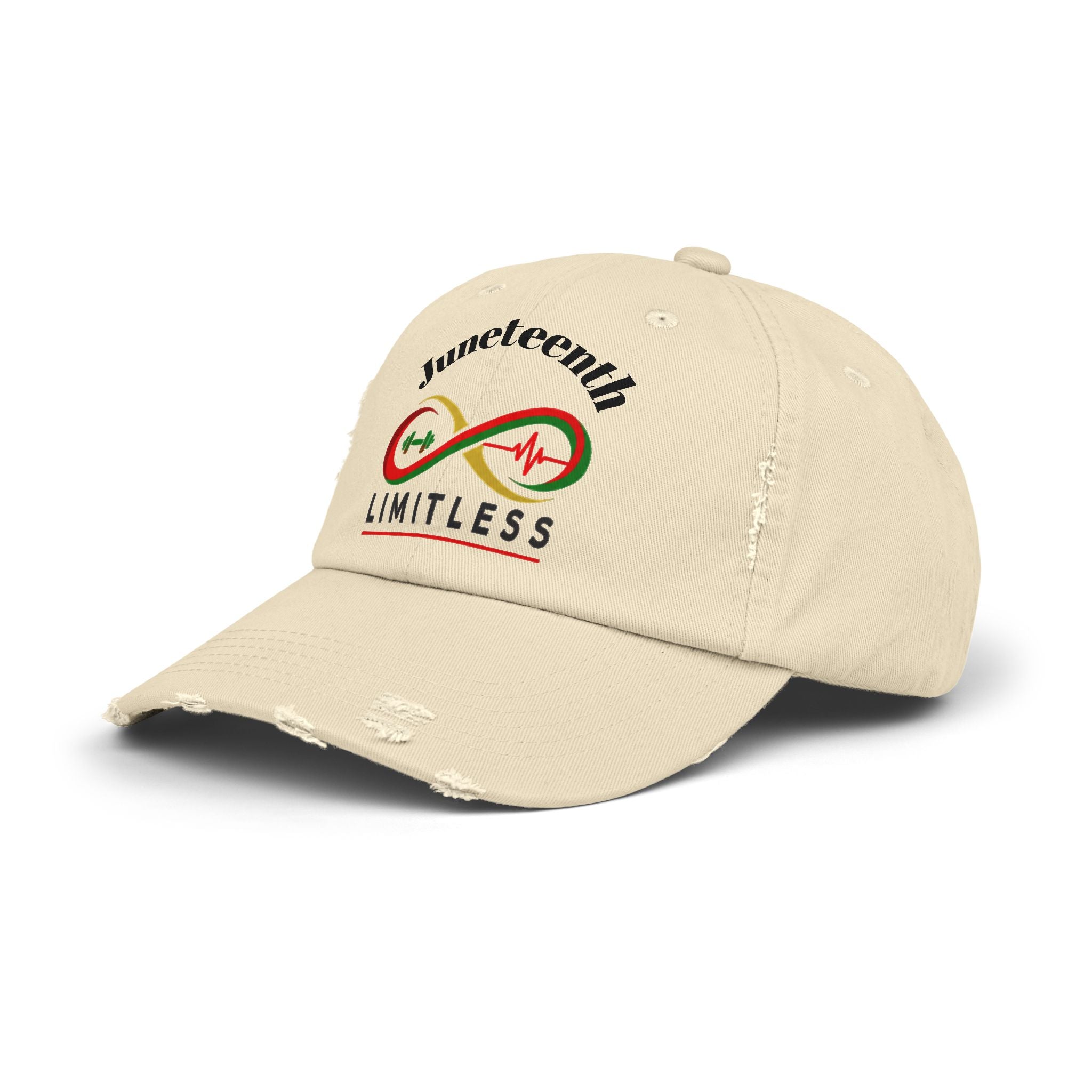“Limitless” Juneteenth Distressed Cap
