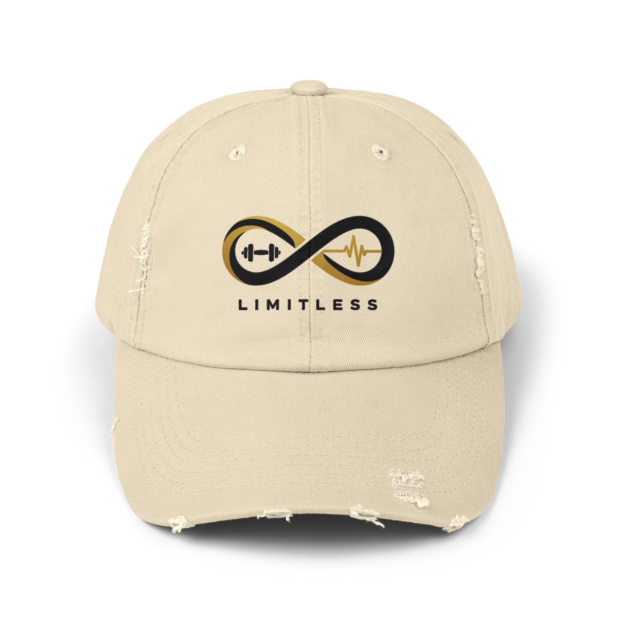 “Limitless” Unisex Distressed Cap