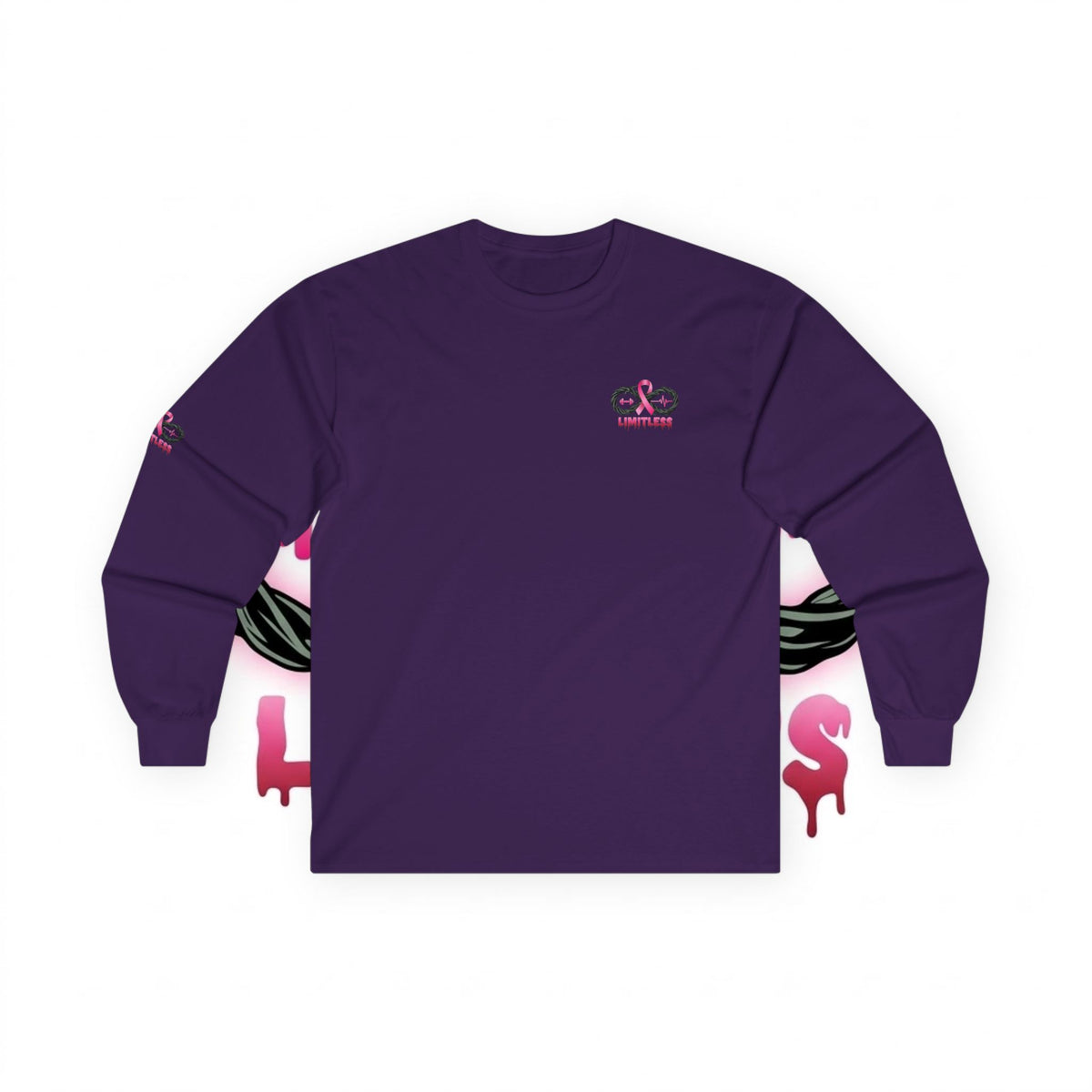 “Limitless” Breast Cancerween Long Sleeve Tee