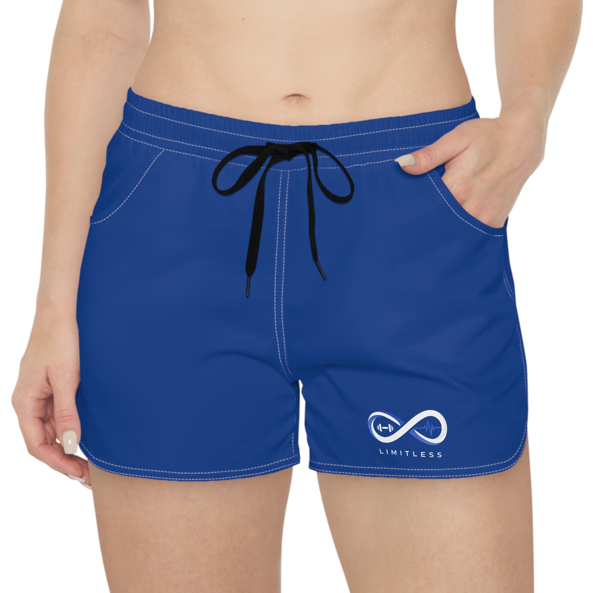 “Limitless” Women's Casual Shorts (Blue)